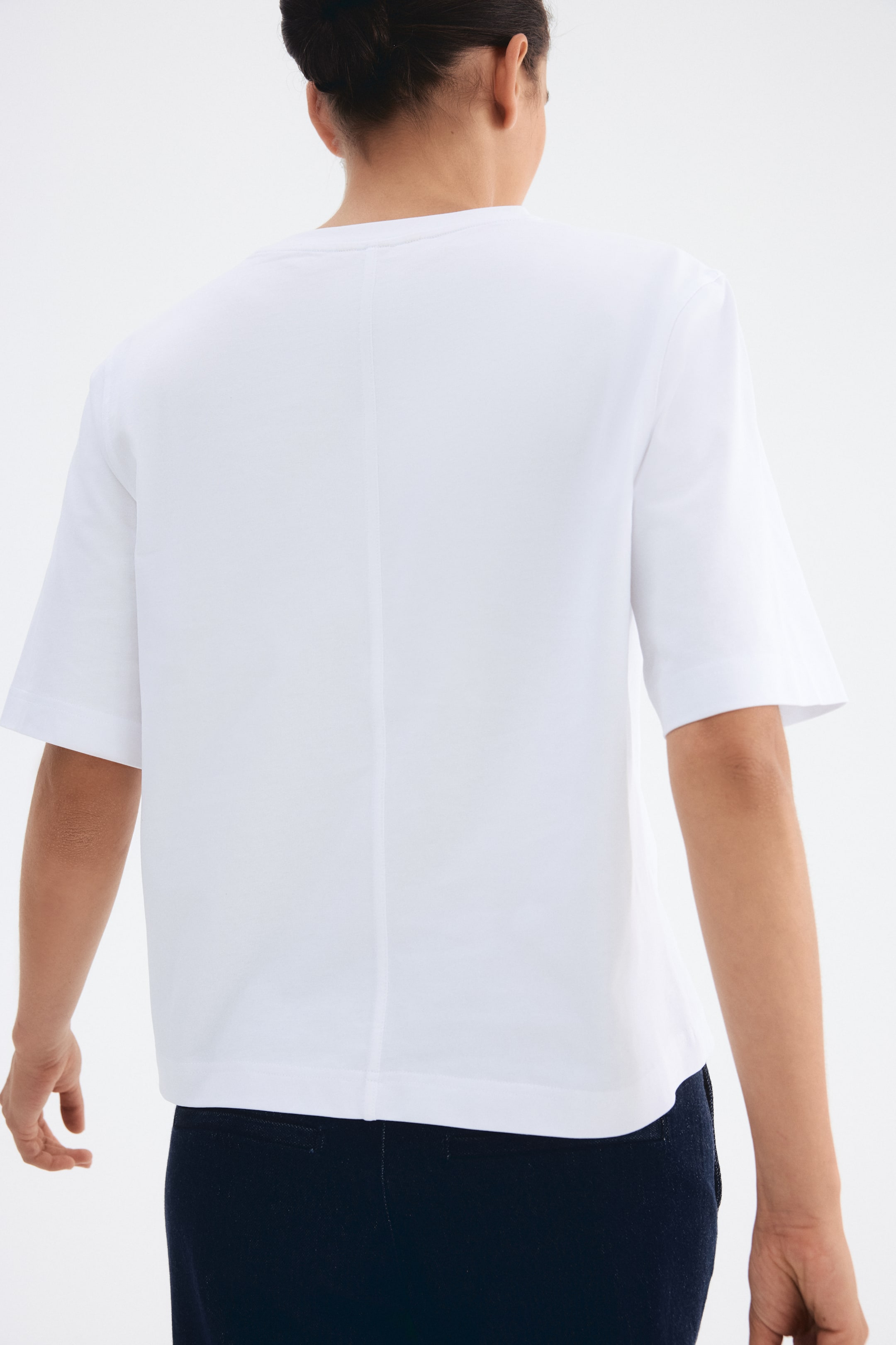 Zobrazit větší obrázek: Tričko z bavlny pima - Bílá - ŽENY | H&M CZ 4