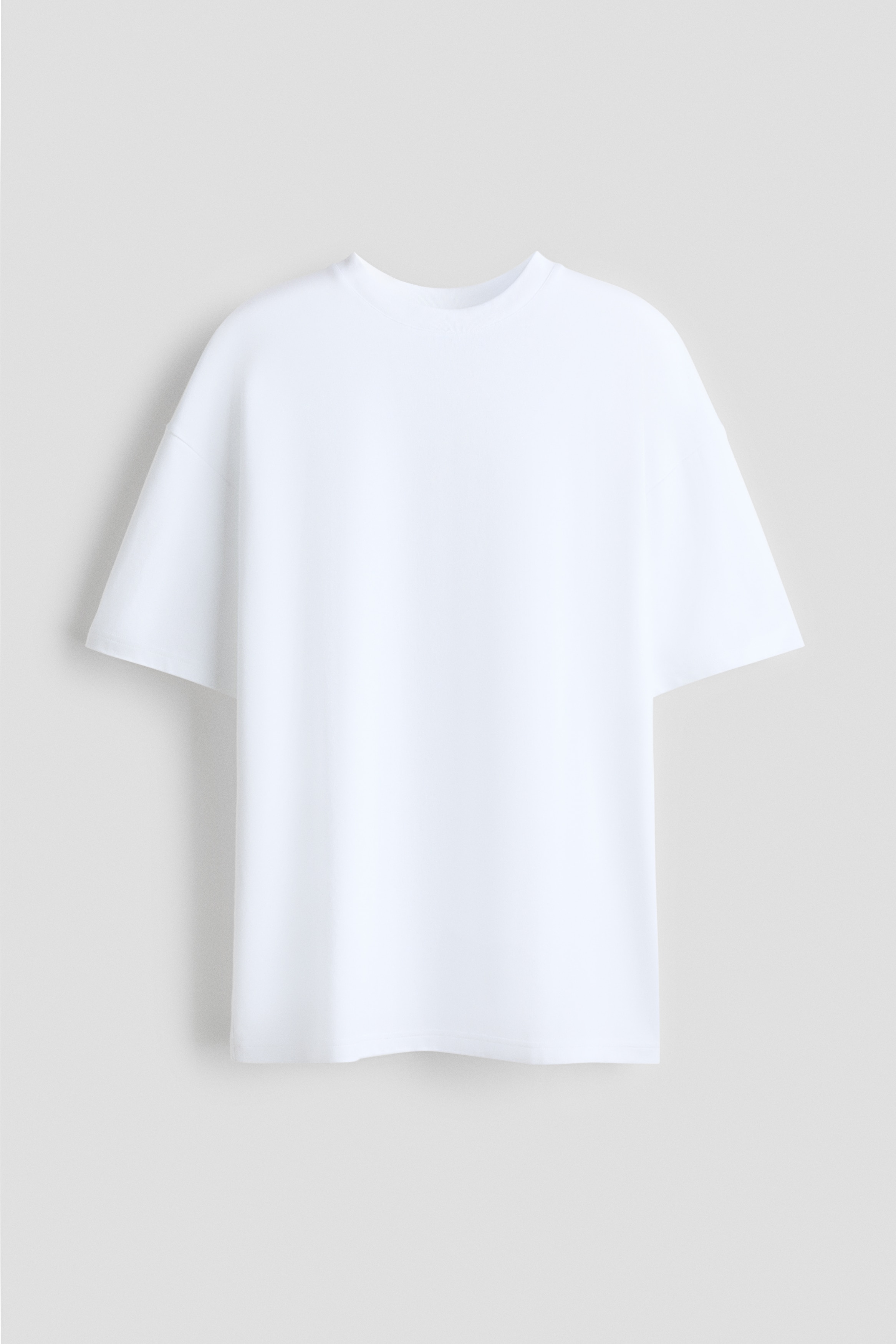 Cooling Oversized Fit T-Shirt - White/Black/Dark brown