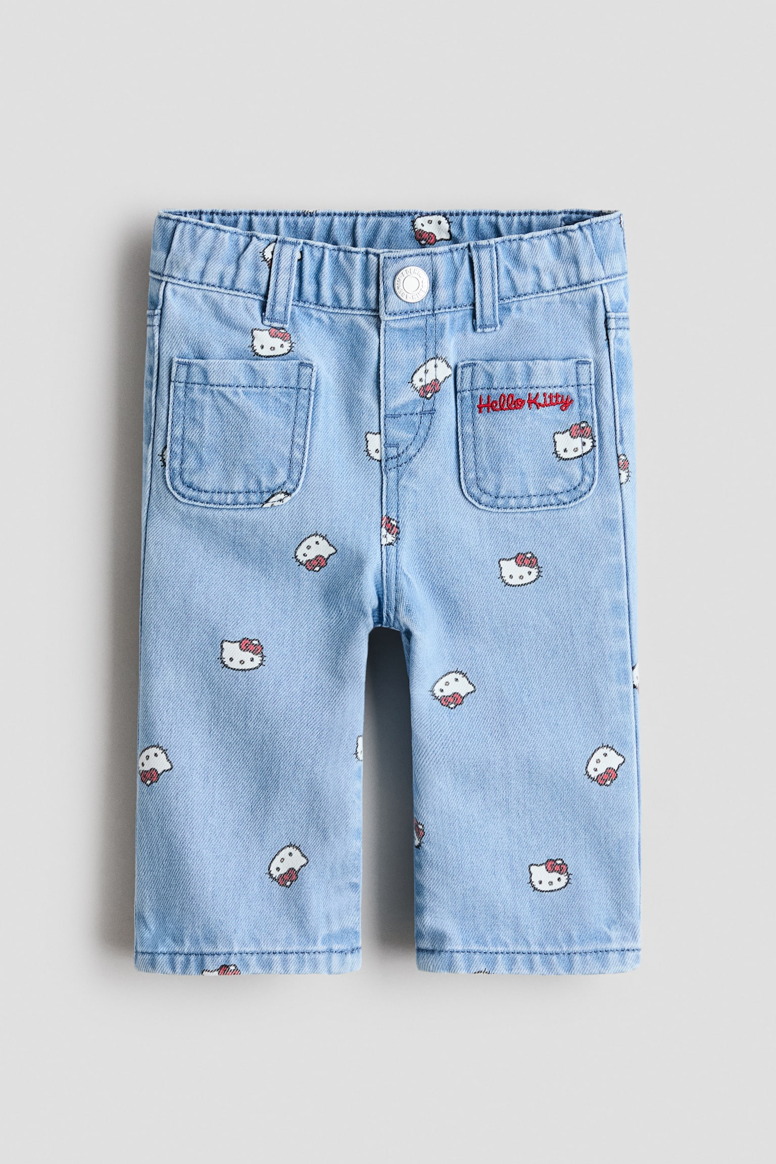 プリントデニム - ライトデニムブルー／ハローキティ - 2