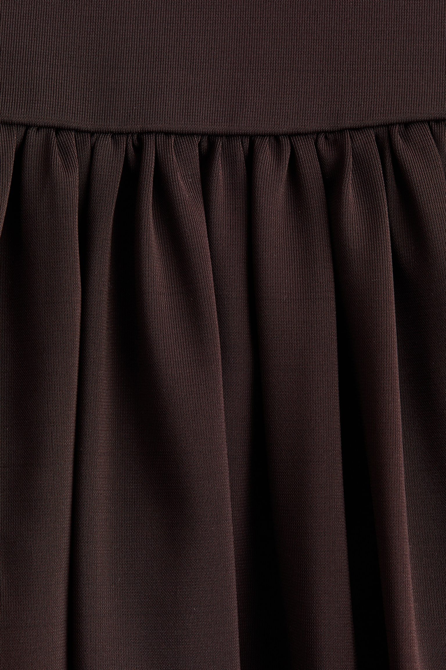 Женское платье H&M Draped Mock Turtleneck, цвет: Тёмный коричневый — фото 6