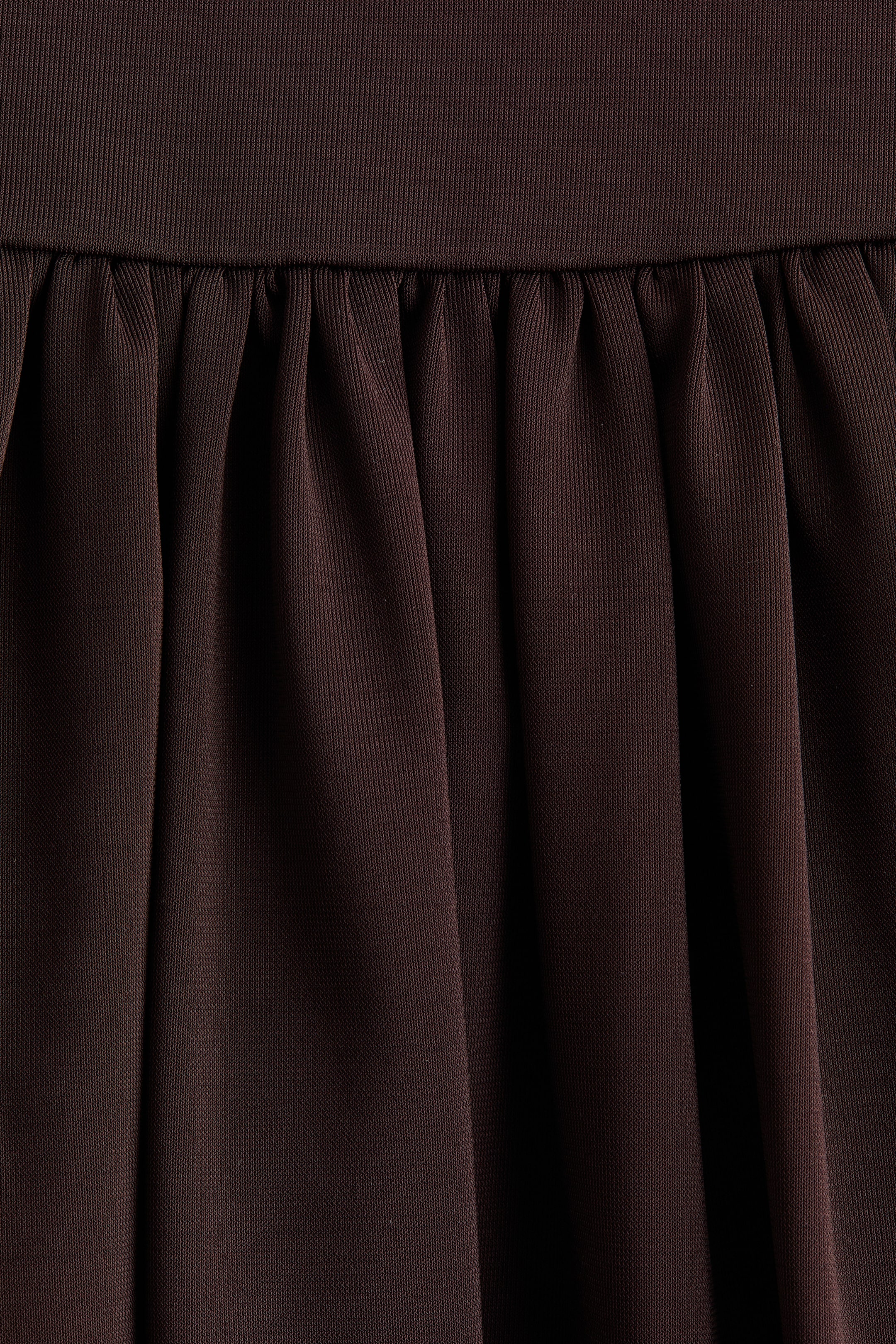 Draped Mock Turtleneck Dress