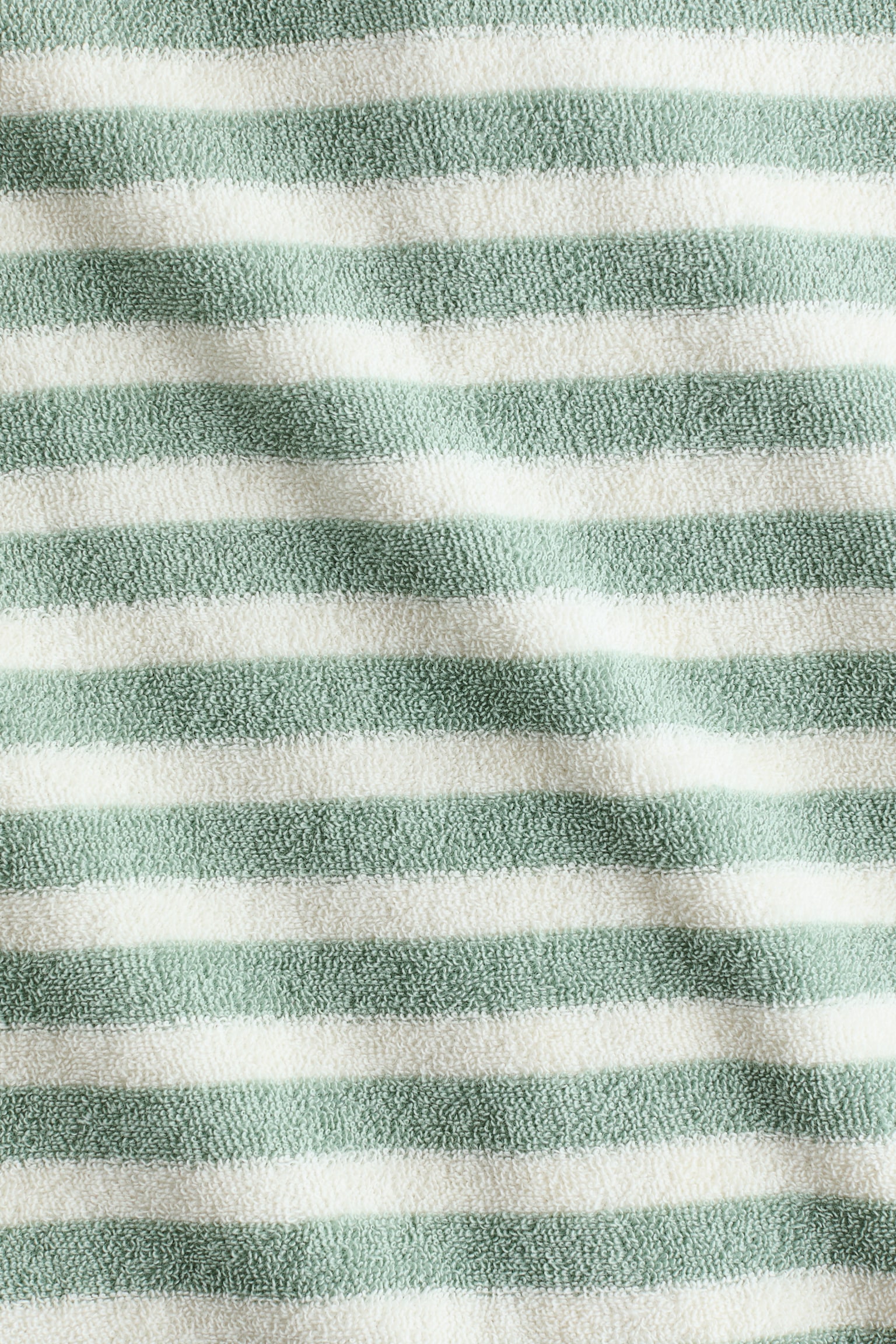 Zweiteiler aus Frottee - Grün/Weiss gestreift/Yellow/White striped/Weiss/Blau gestreift - 5