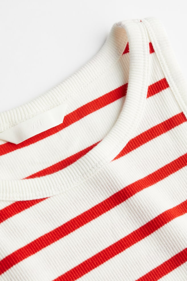 Cropped vest top - White/Red striped/Black/White/Cream/Black striped/dc/dc/dc/dc/dc/dc - 6