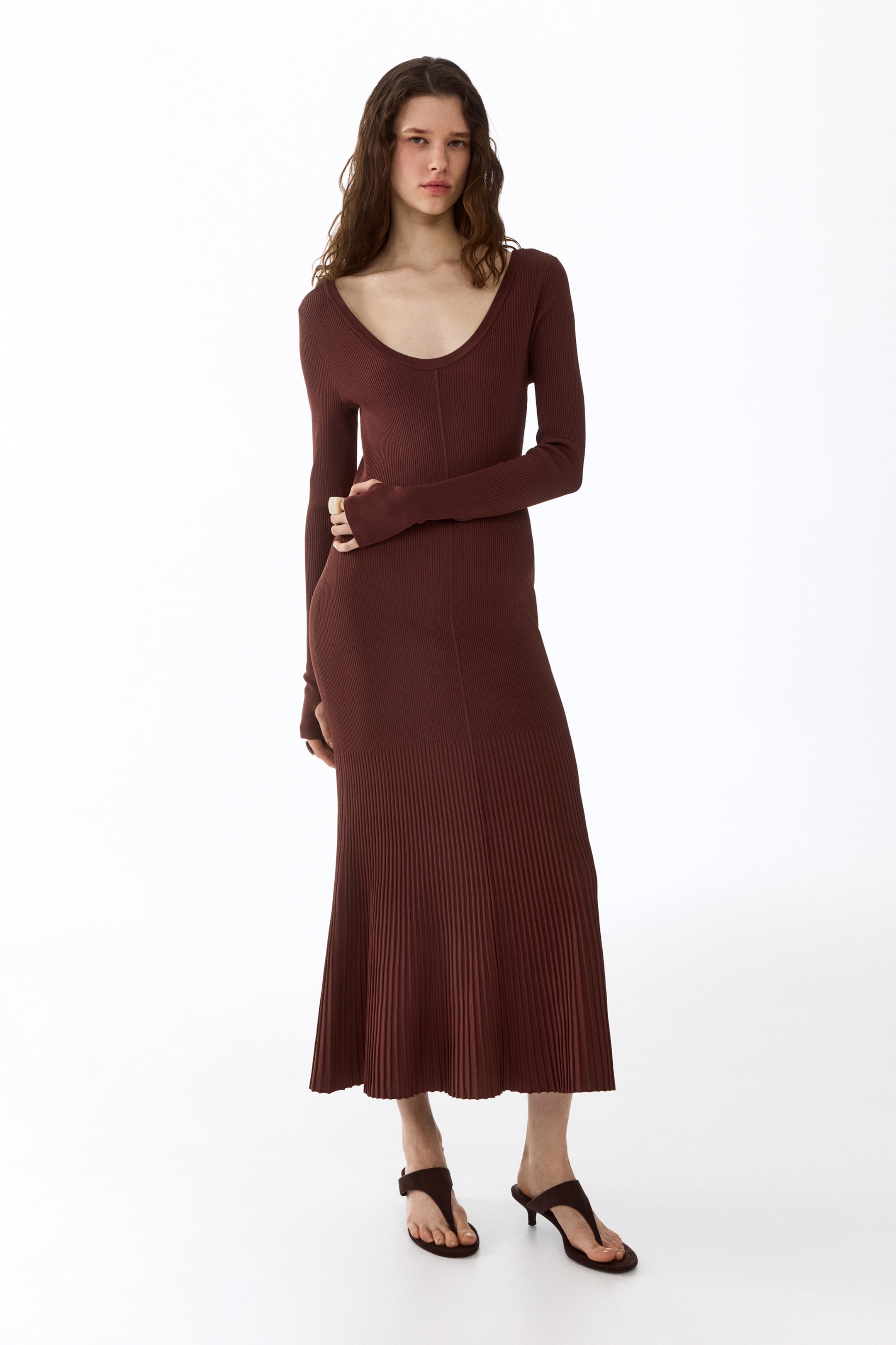 Twist-Detail Dress