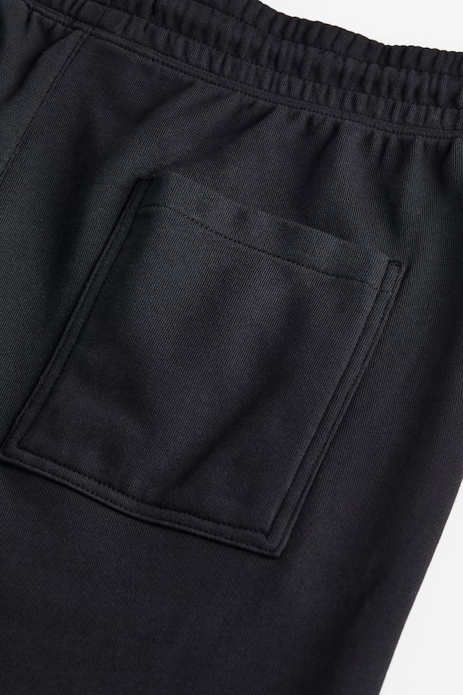 Shorts in felpa con stampa Relaxed Fit - Nero/Connect - 2
