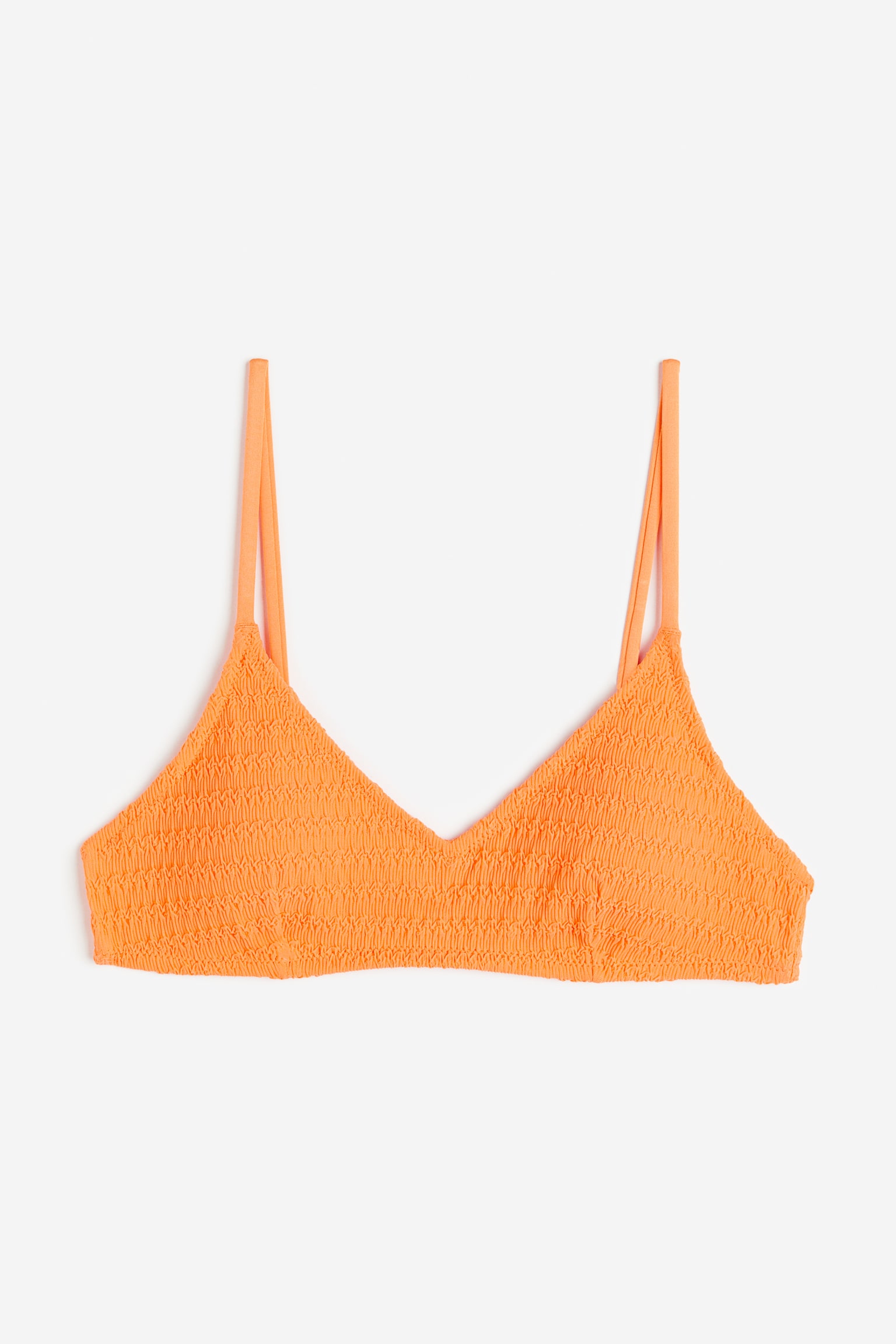 Padded bikini top - Orange - 1