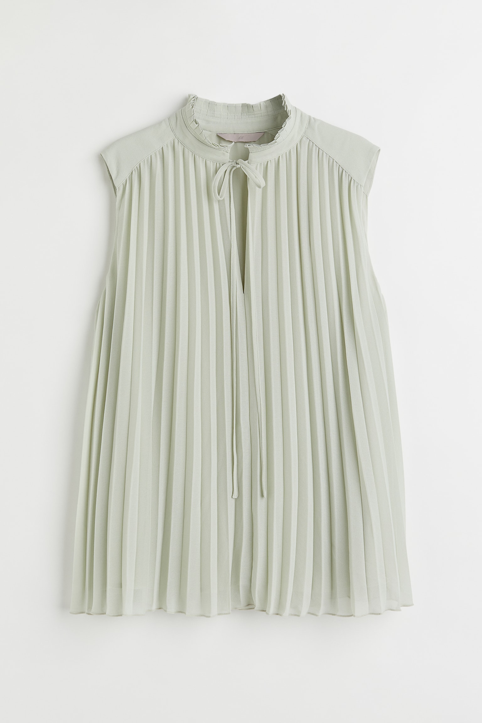Pleated blouse - Light green