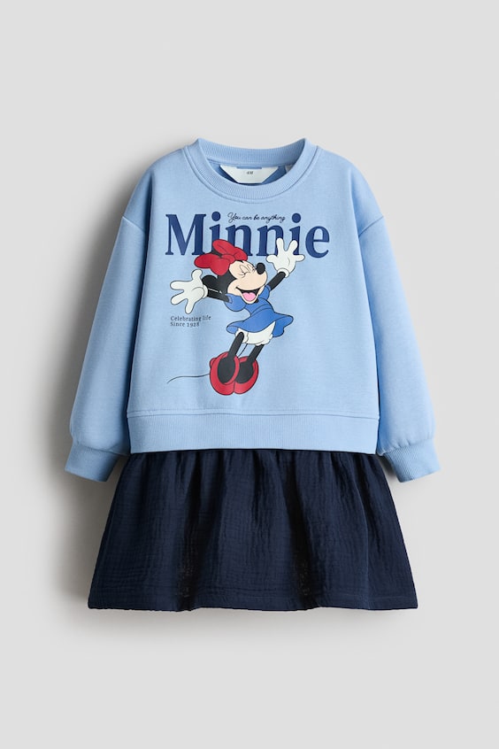 Детские платья H&M Muslin-Skirt Sweatshirt Dress