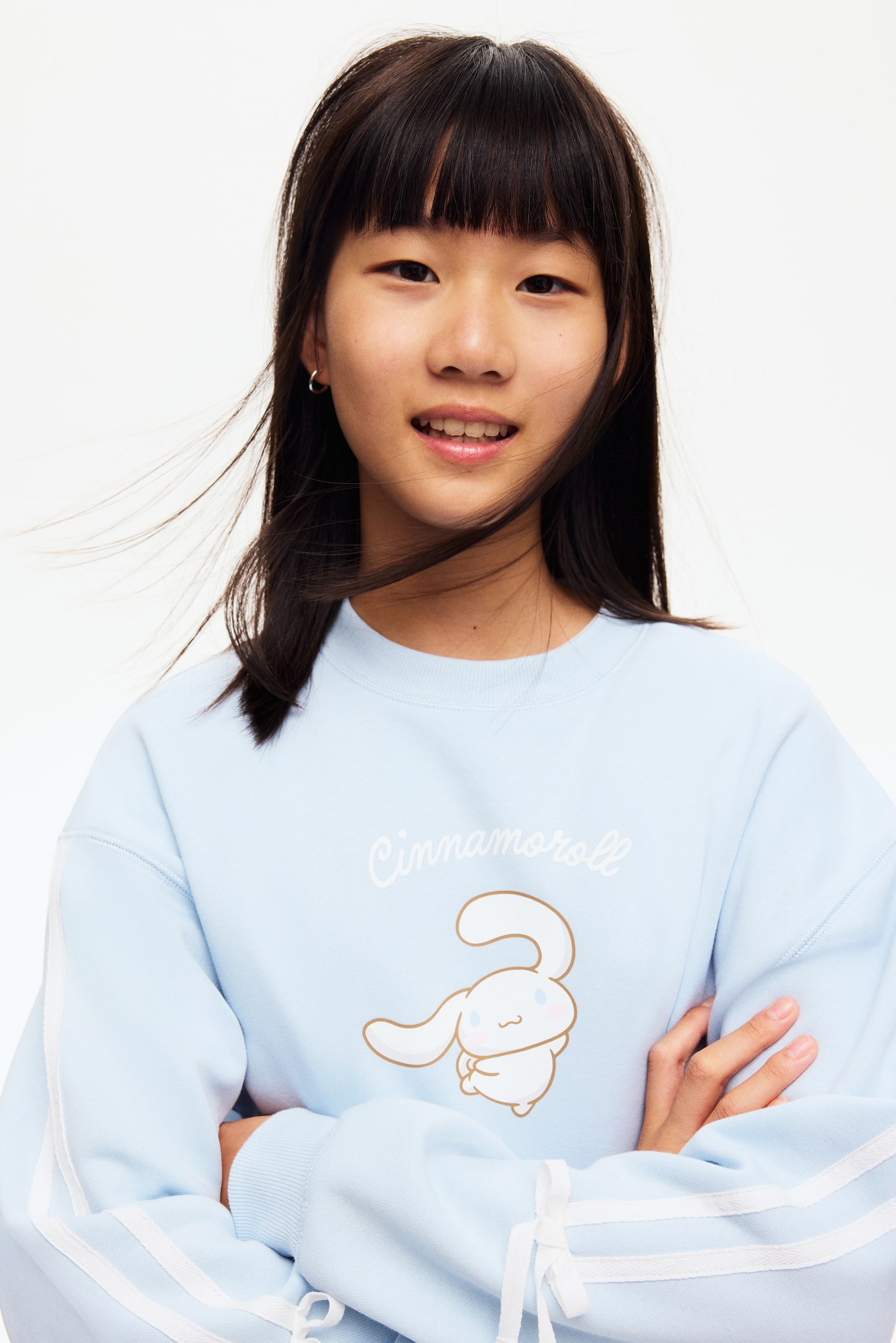 Oversized print-motif sweatshirt - Light blue/Cinnamoroll/Light grey/Kuromi/Blue/Lilo & Stitch/White/Lilo & Stitch/Cream/Kuromi/Grey/Squishmallows/Purple/SmileyWorld®/Dark red/Harry Potter/Dark grey/Kuromi/Light pink/Kuromi/Dark grey/SmileyWorld® - 5
