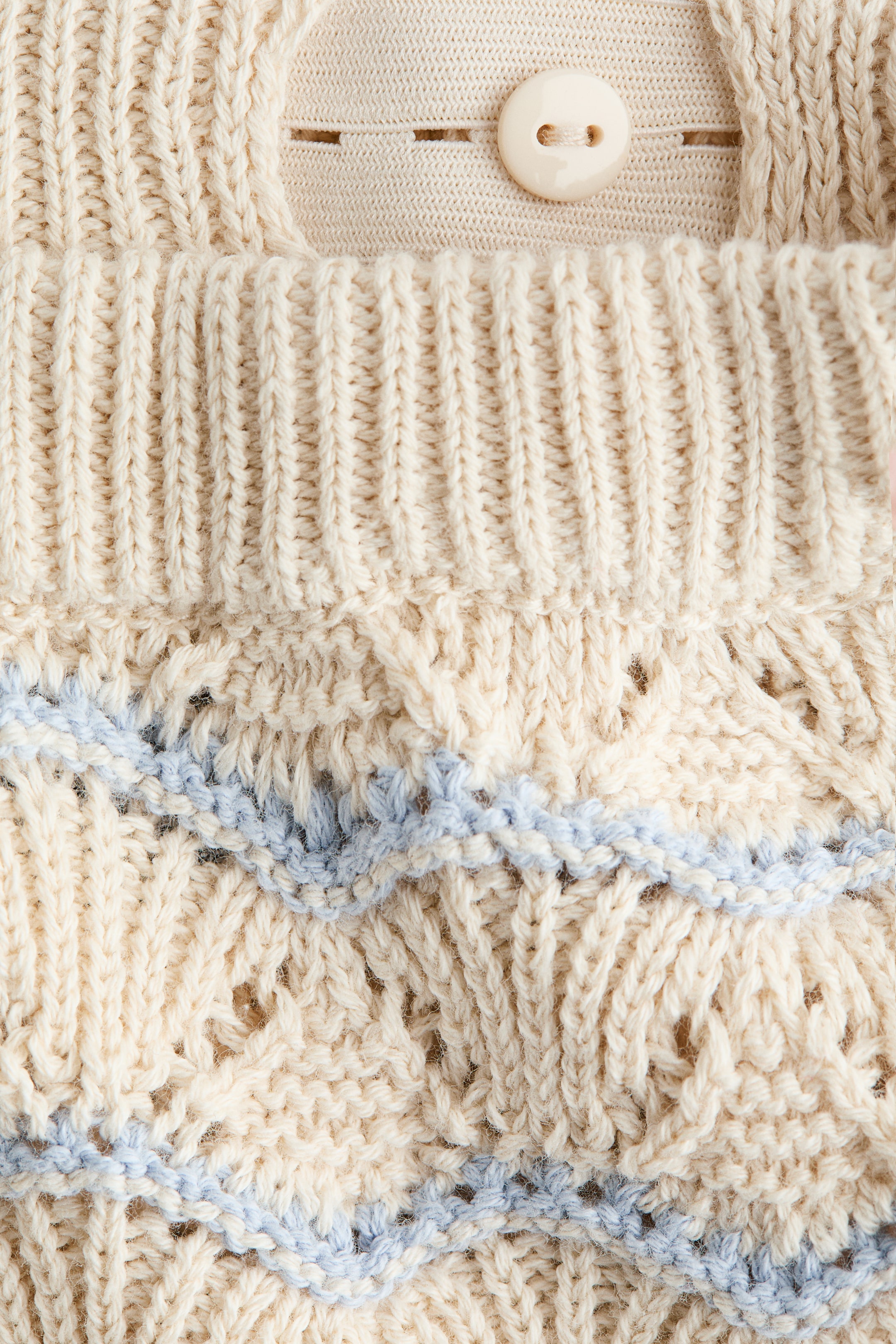 2-Piece Pointelle-Knit Cotton Set