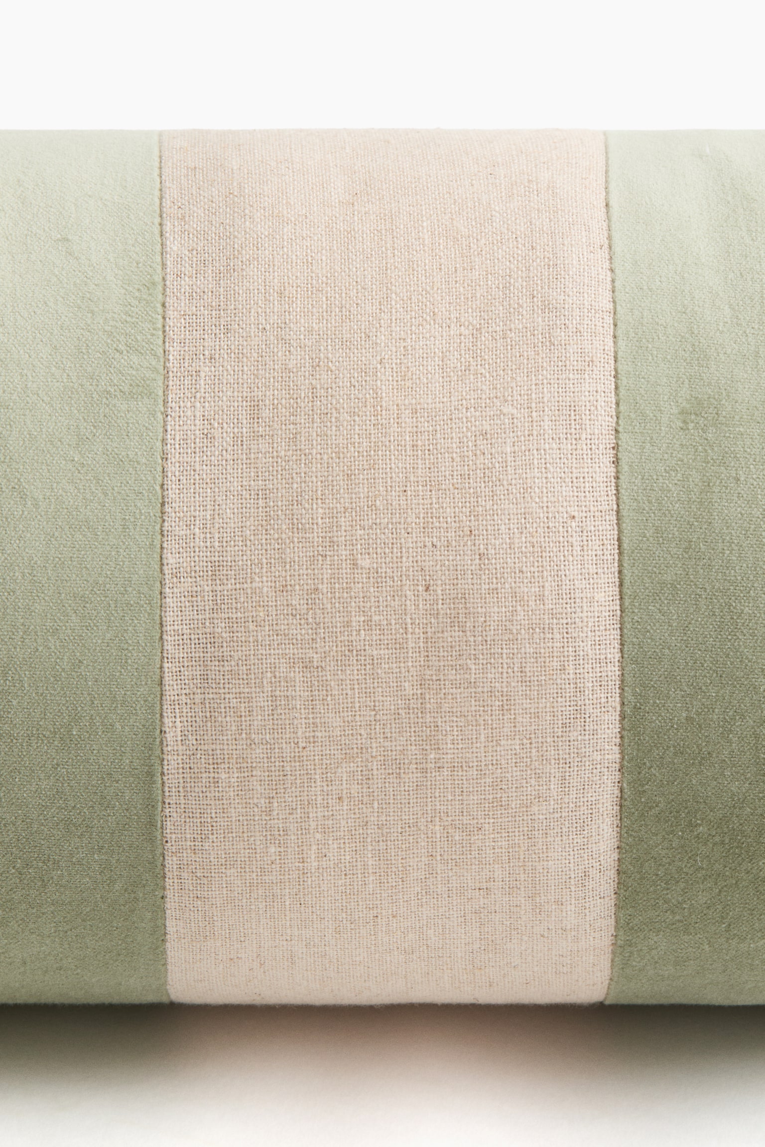 Підкладка на основі льону - Світло-бежевий/зелені смужки/Світло-бежеві/чорні смужки/Бежевий/коричневі смужки - 3