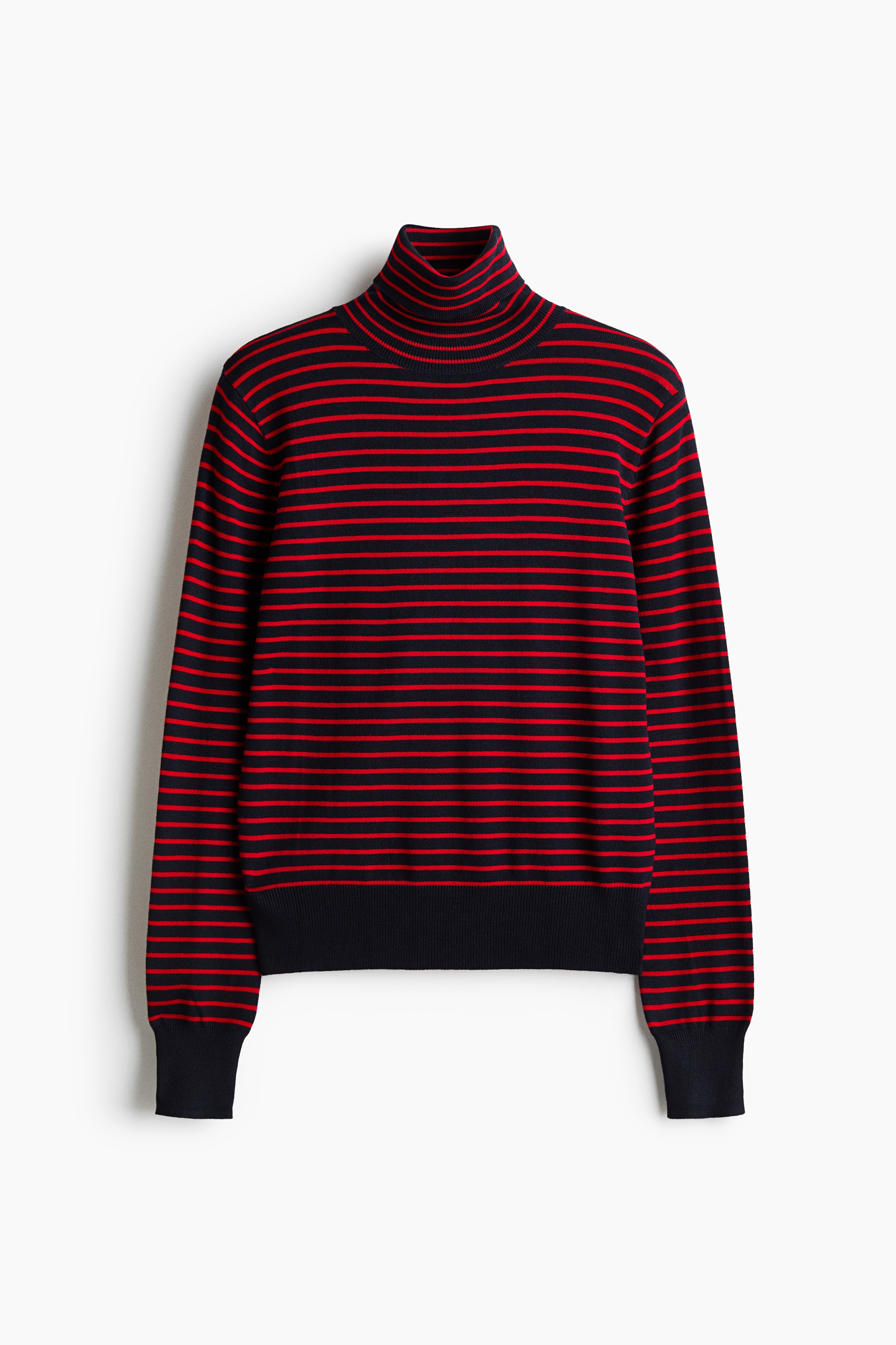 Polo-neck jumper