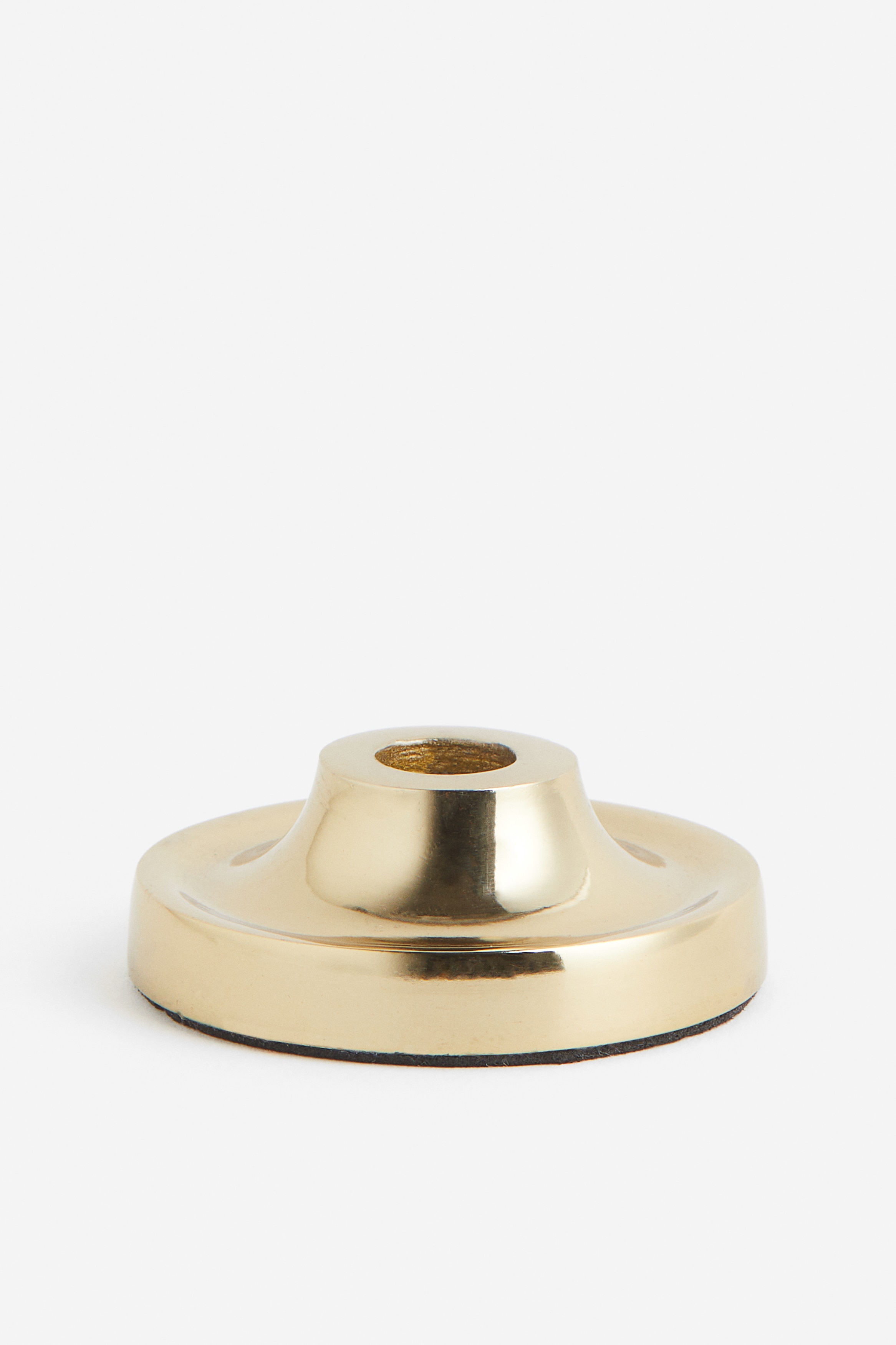 Deco 79 Runder Kerzenhalter Aus Metall Gold | Set Aus 2 Stück | Für Votivkerzen, Moderne Deko (verschiedene Größen)