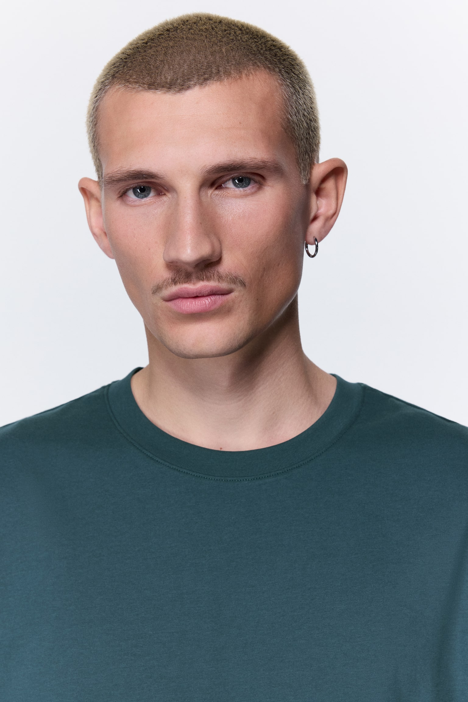 Áo thun Regular Fit - Màu xanh mòng két đậm/Màu xám đậm/Màu đen/Màu trắng/Màu xanh lá rừng/Màu xanh tím than/Màu xám đốm/Màu be nhạt - 5