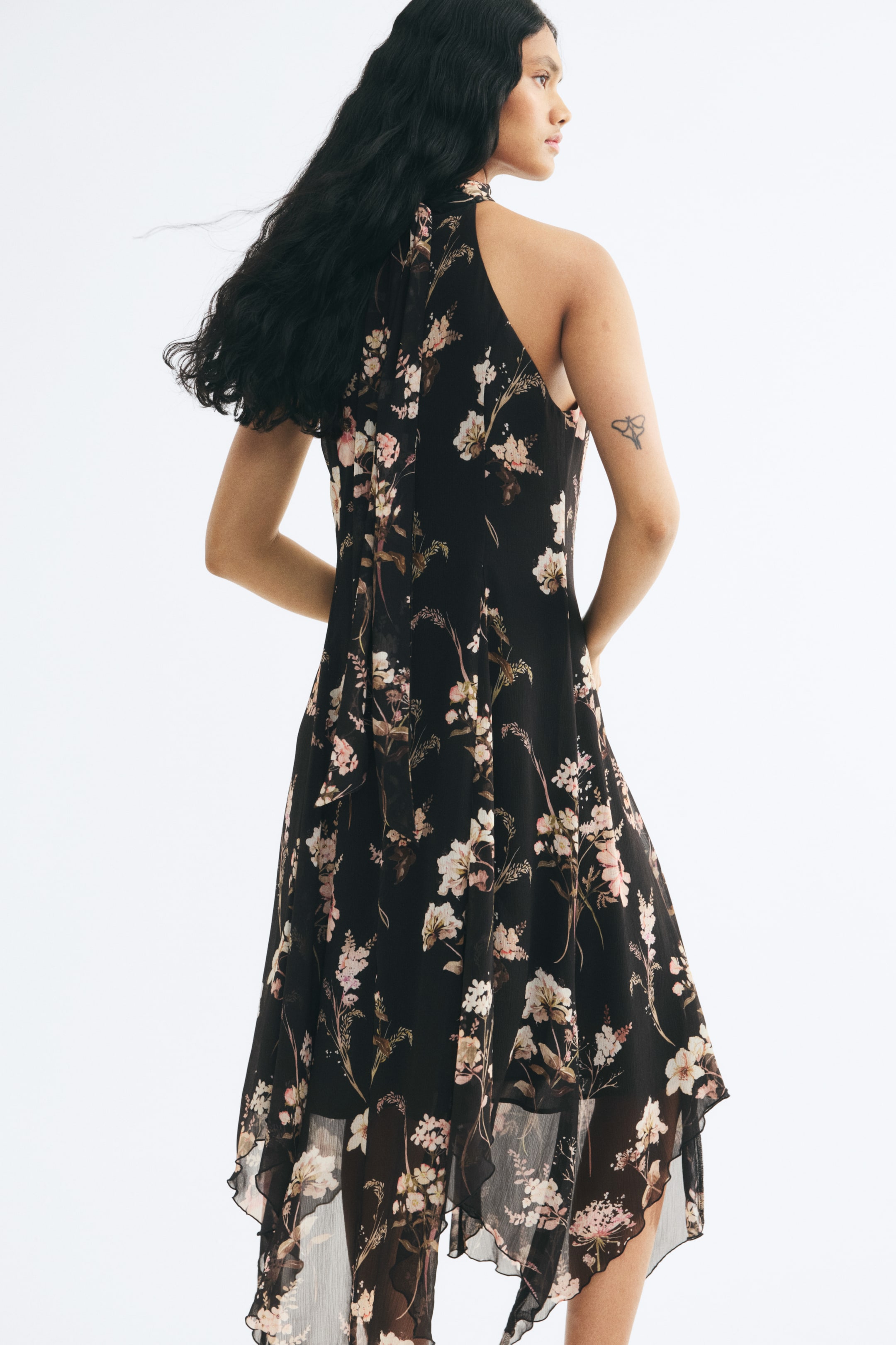Chiffon Handkerchief Dress