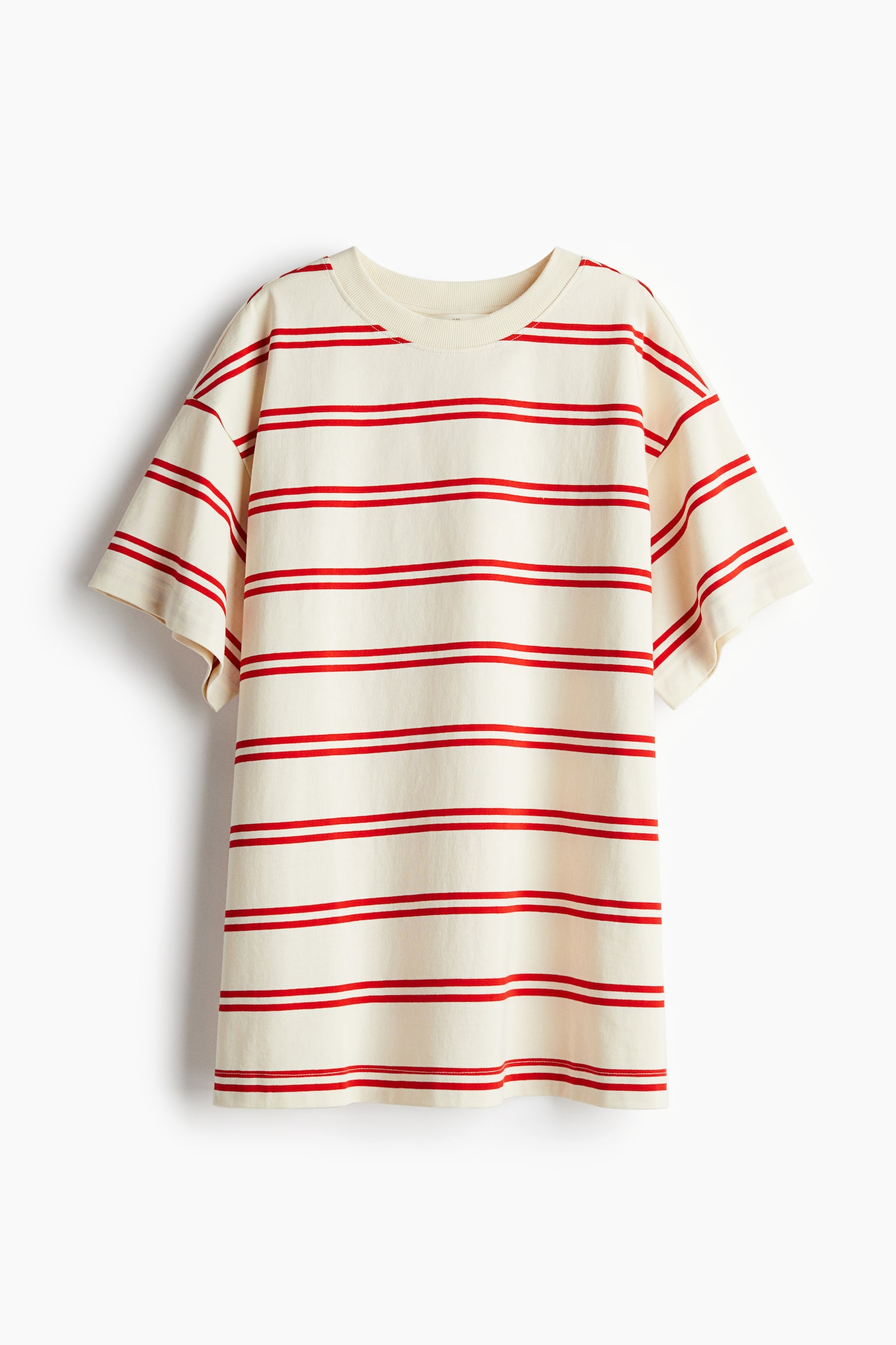 Oversize Tee - Cream/Red stripe/White/Santa Monica Bay/Dark grey/Playa Del Rey/Light grey marle/California - 2