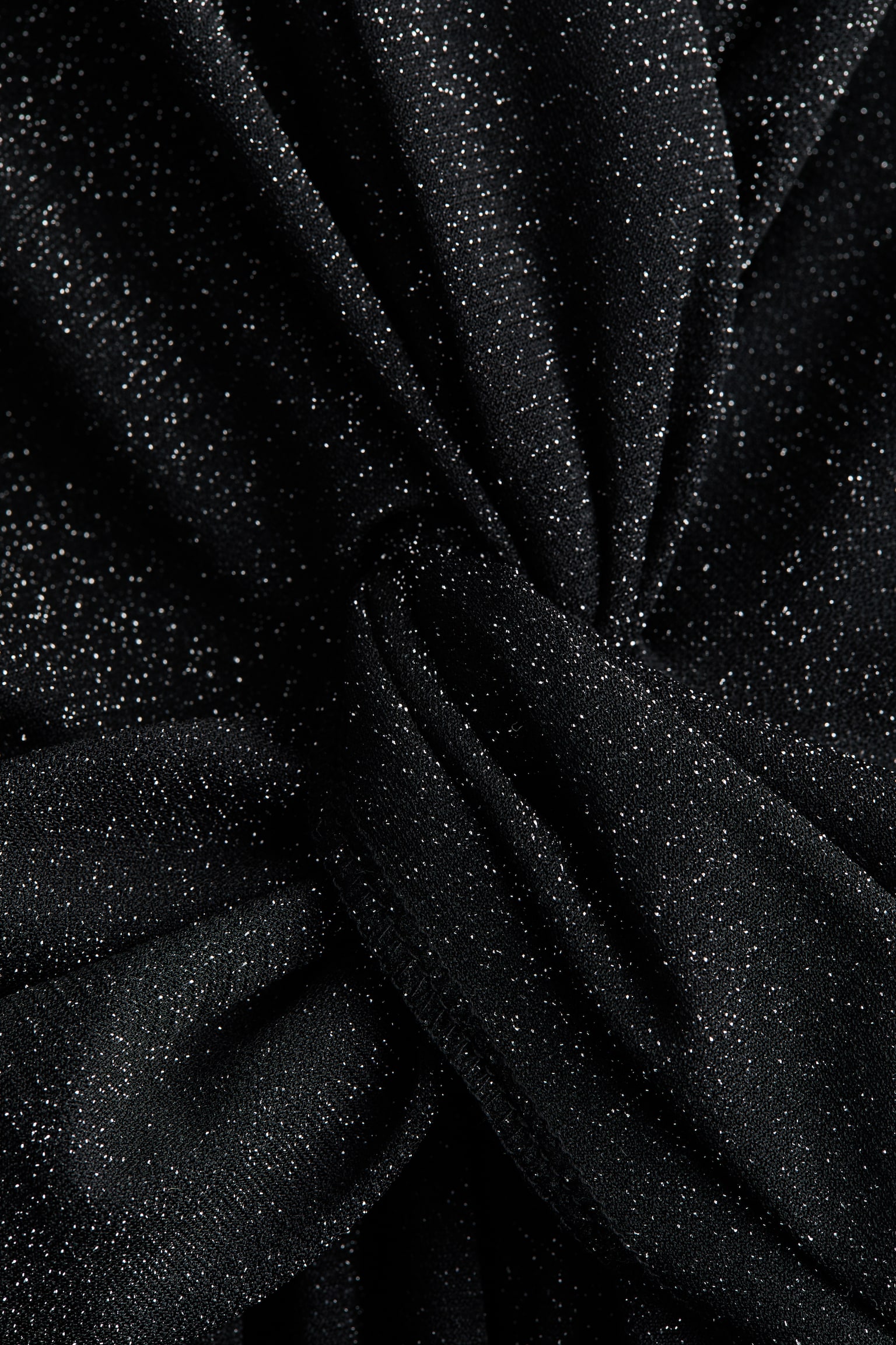 Женский комбинезон H&M Glittery Jumpsuit, цвет: Чёрный — фото 7