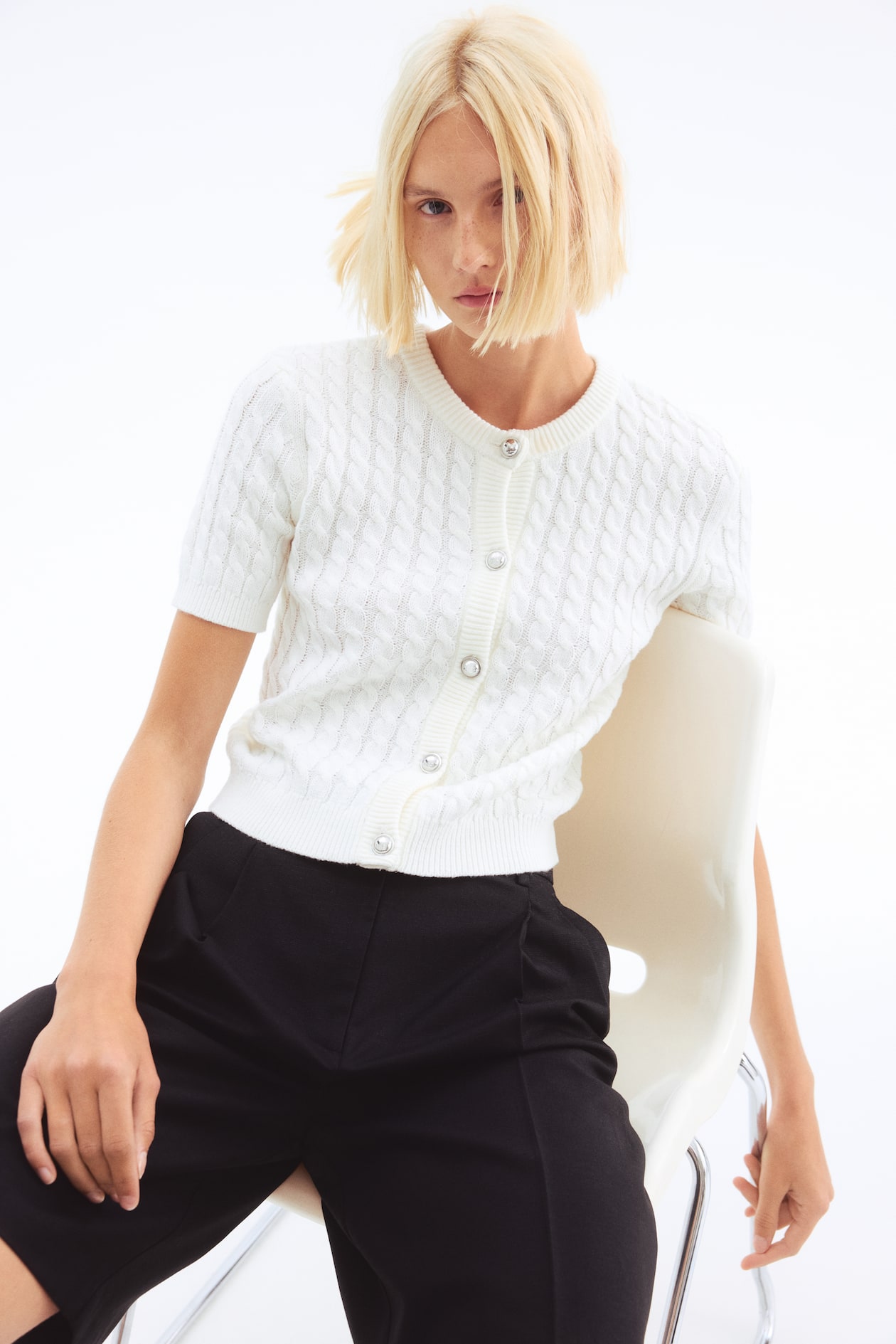 Cable-Knit Cardigan - image 2
