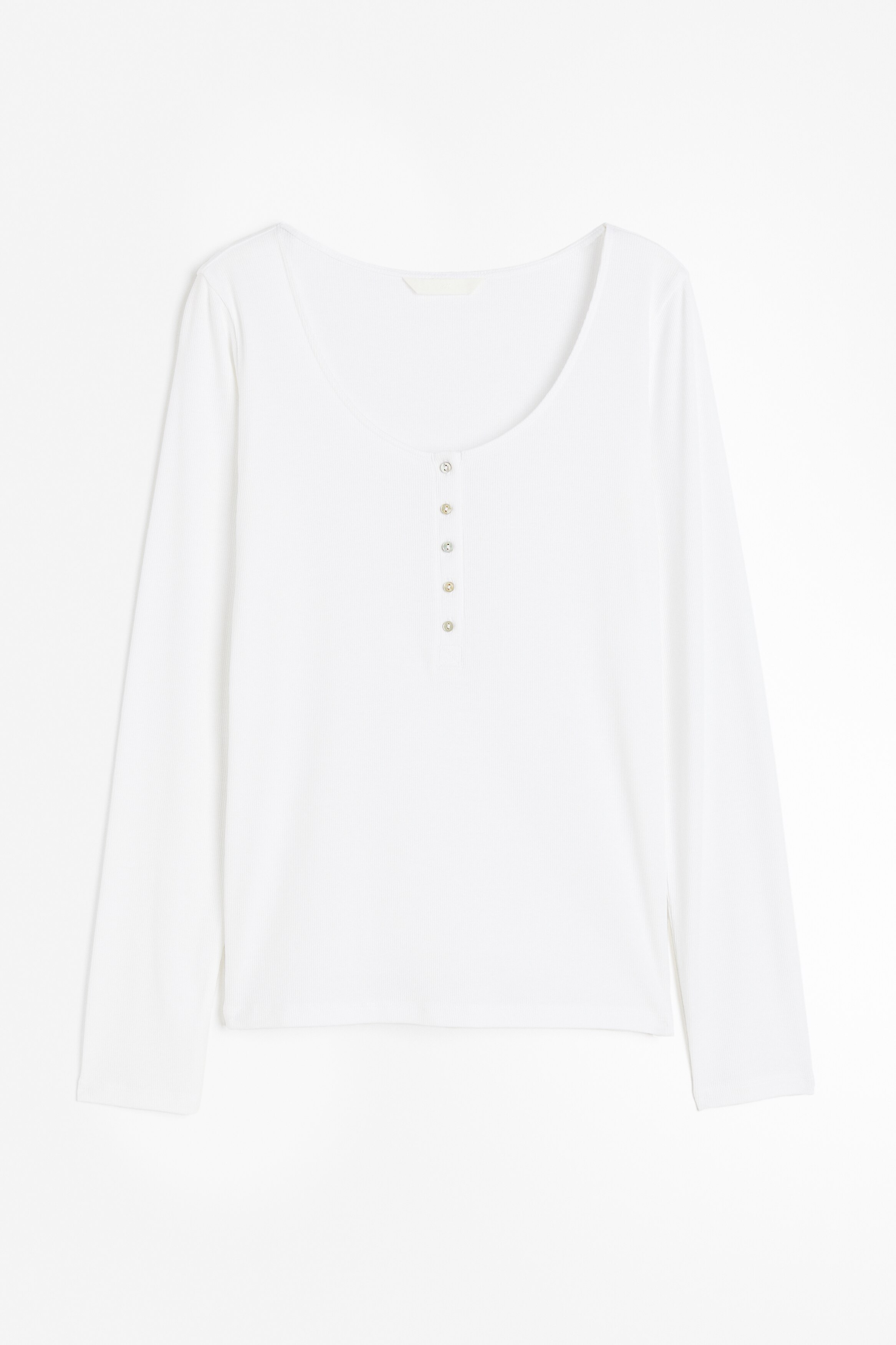 h&m white henley
