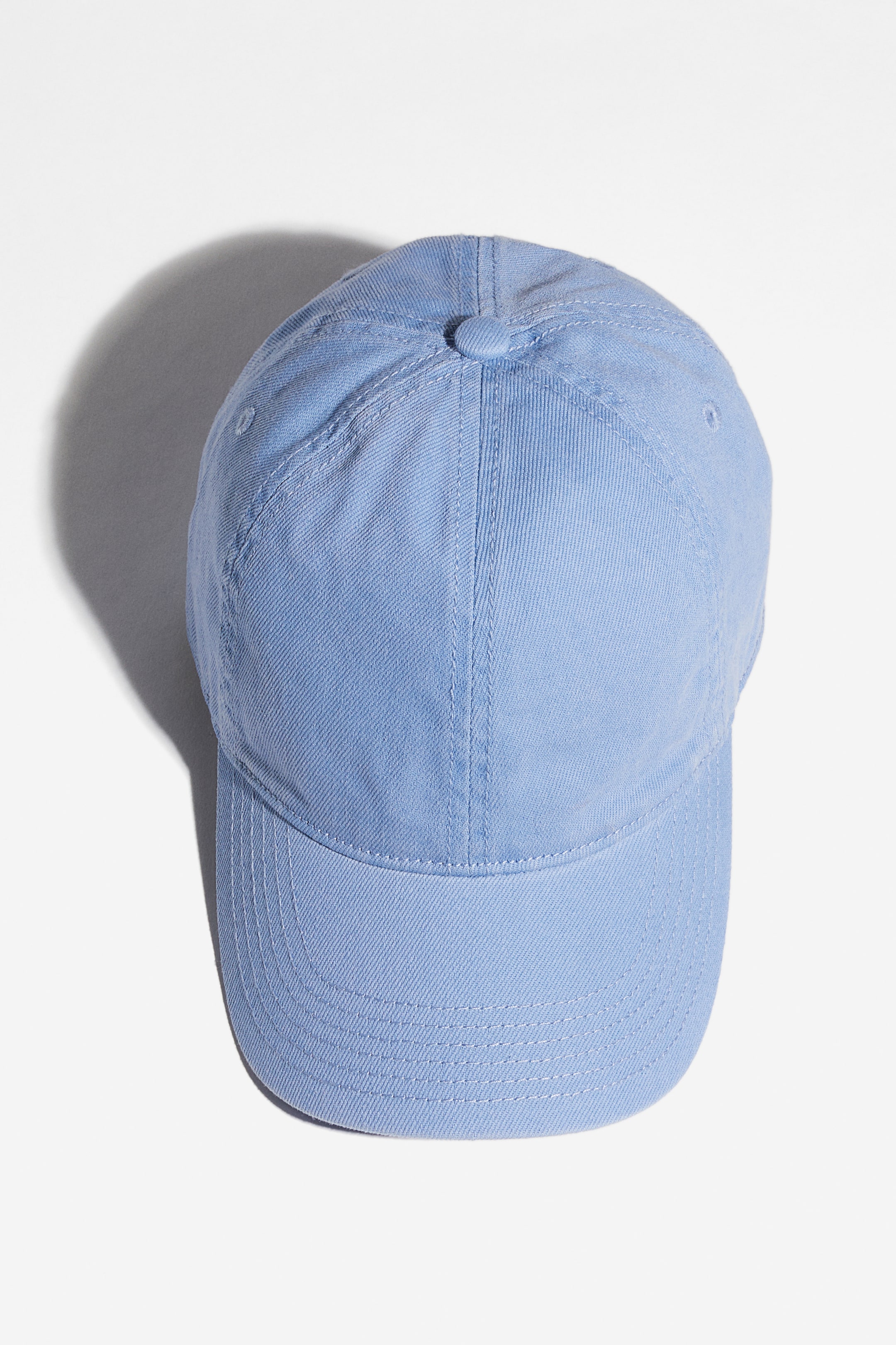 Washed-look Denim Cap