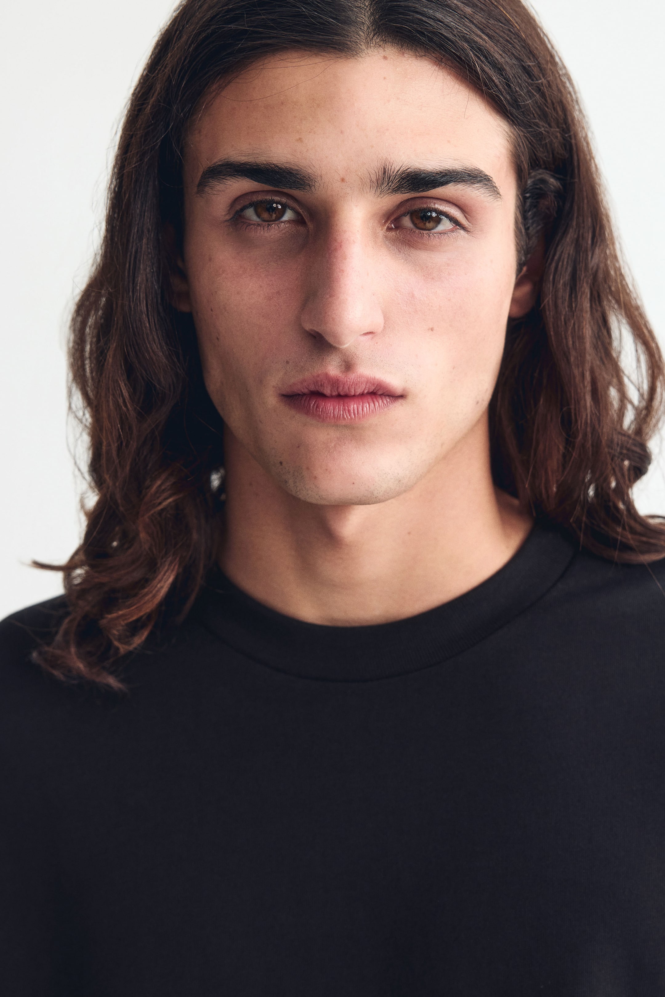 Мужские рубашки H&M Oversized Long-Sleeved Jersey Shirt — фото 4