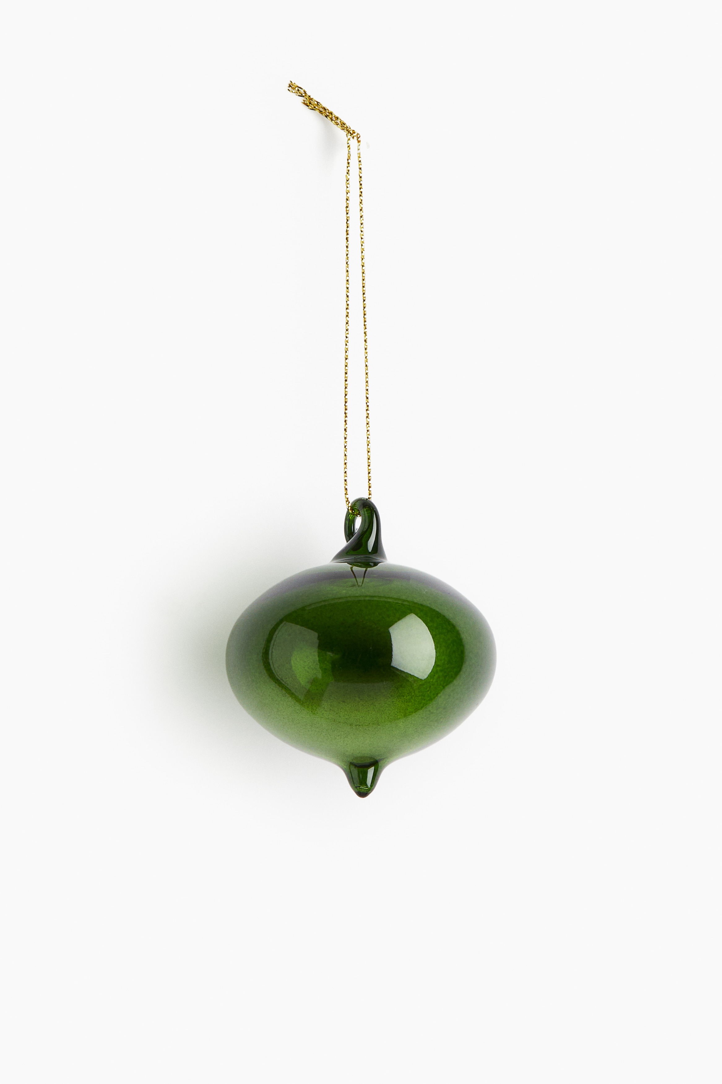 H&M Home  - Liten julgranskula i glas - Grön