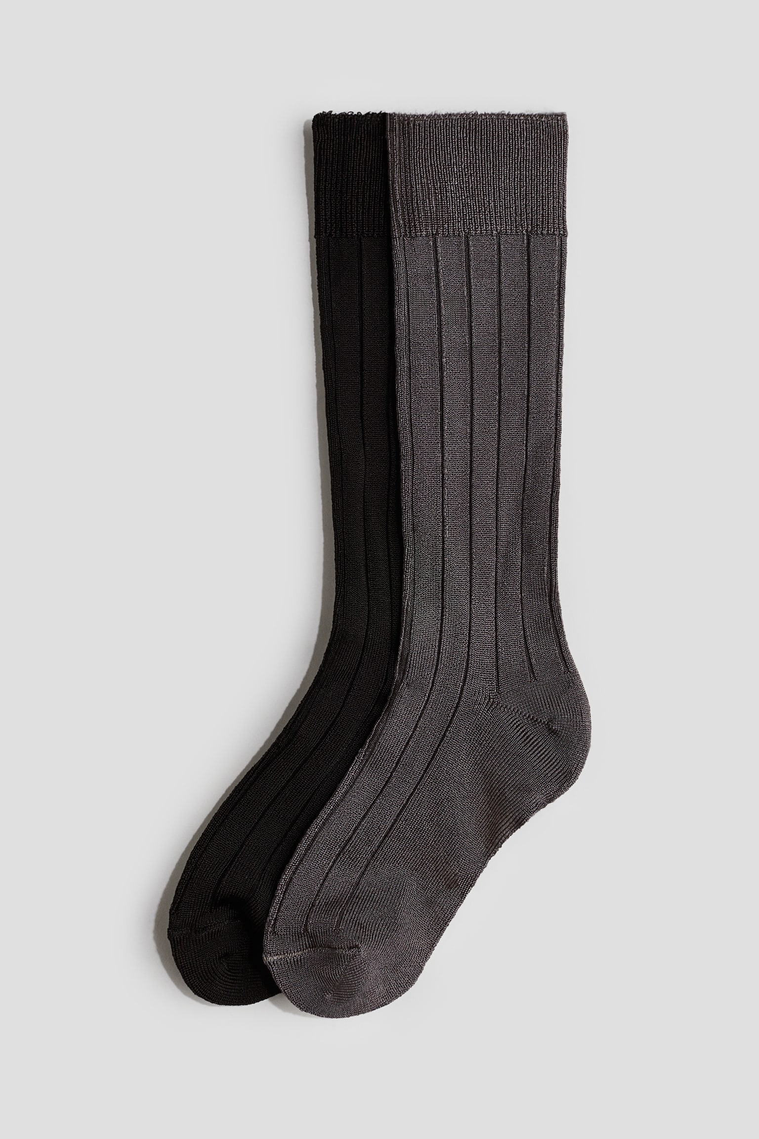 2-pack socks - Dark grey/Black - 1