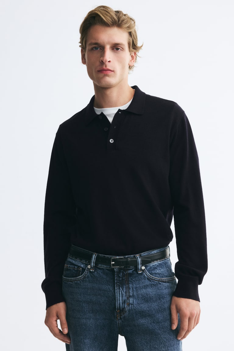Polo majica od merino vune Regular Fit