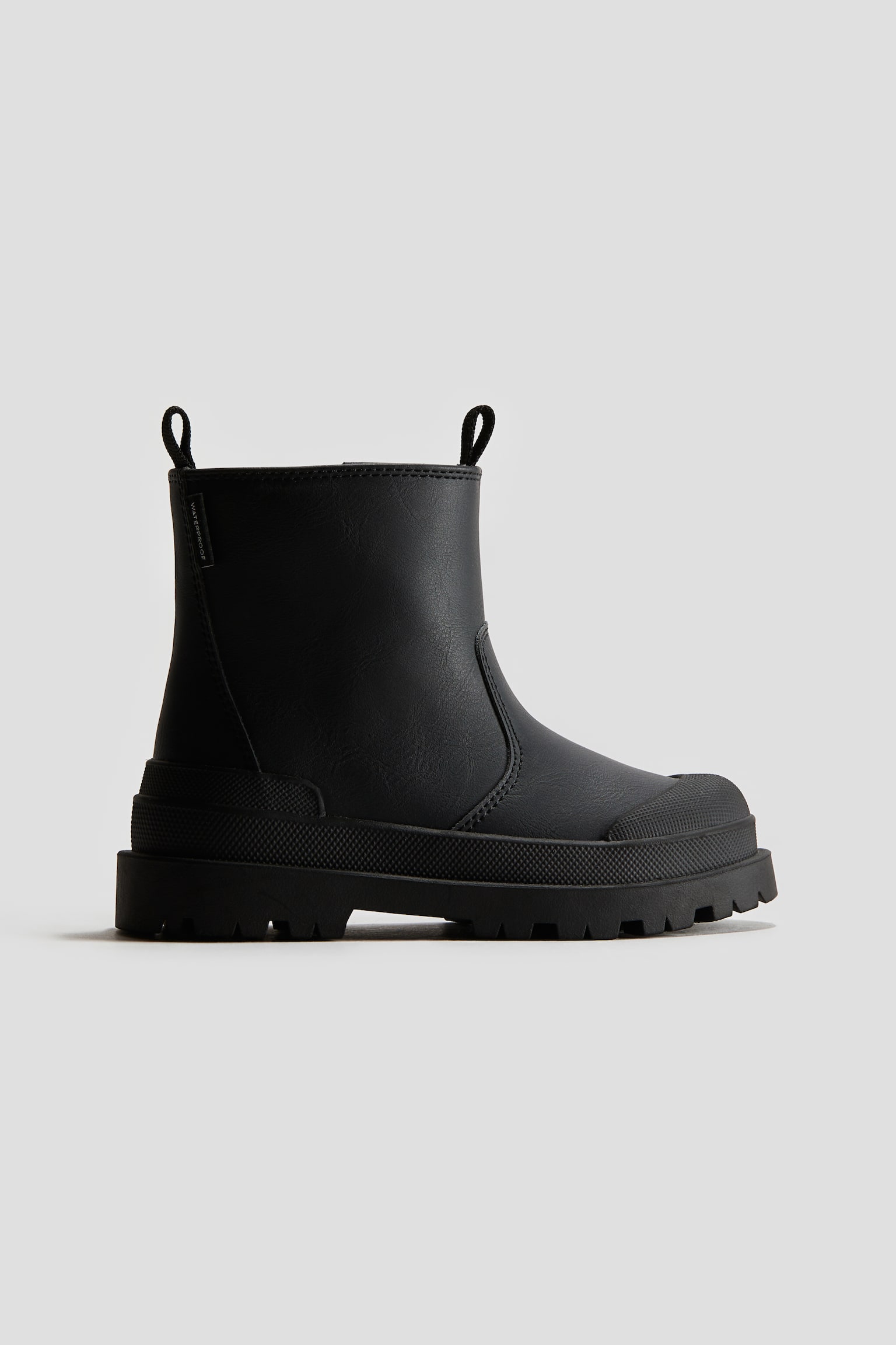 Waterproof Chelsea boots - Black/Dusty pink - 1