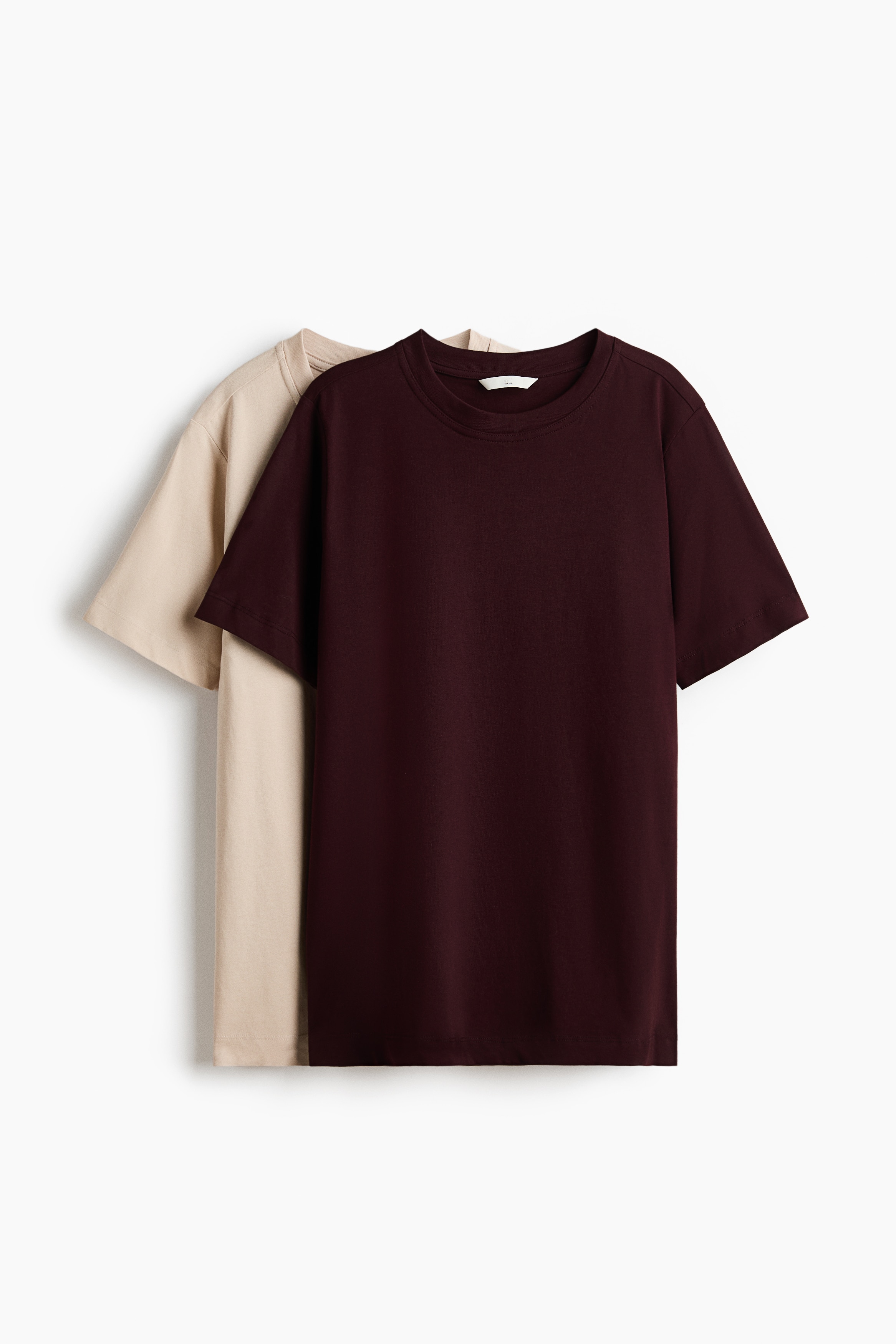 MAMA Before & After 2-pack nursing tops - Burgundy/Light beige/White/Striped/Black/White/Dark grey/White