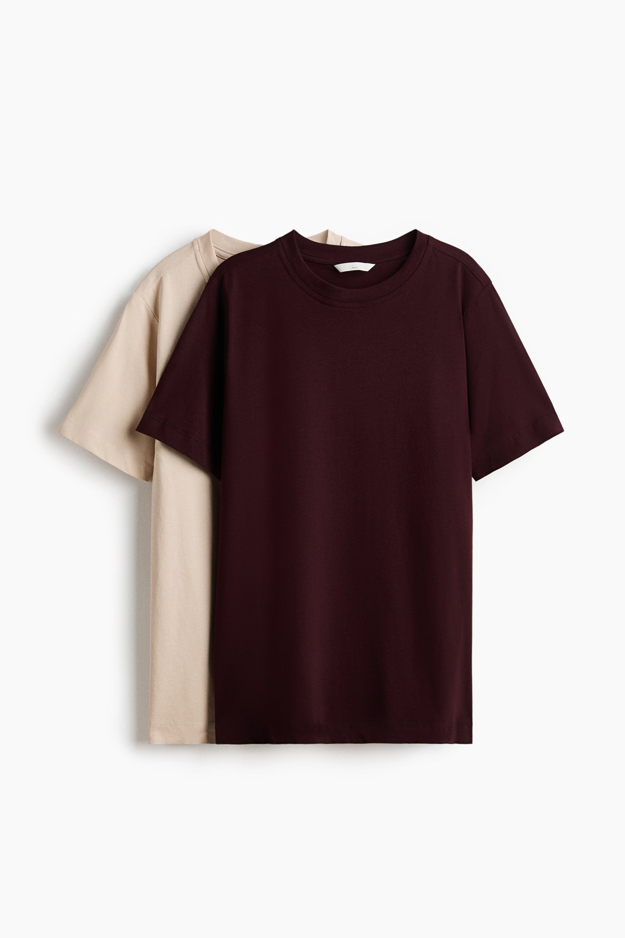 Ingrandisci l'immagine: MAMA Top da allattamento, 2 pz - Bordeaux/beige chiaro - DONNA | H&M CH 5