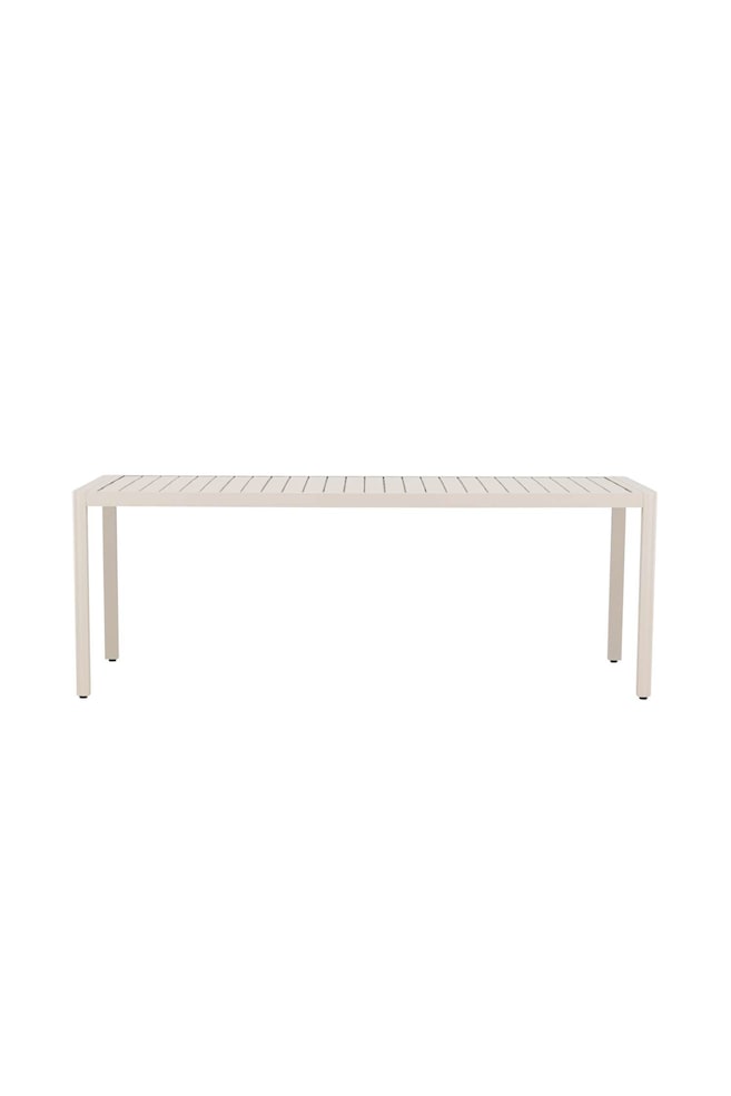 Mesa De Comedor Giardini - Aluminio, Beige/Aluminio, Negro - 1