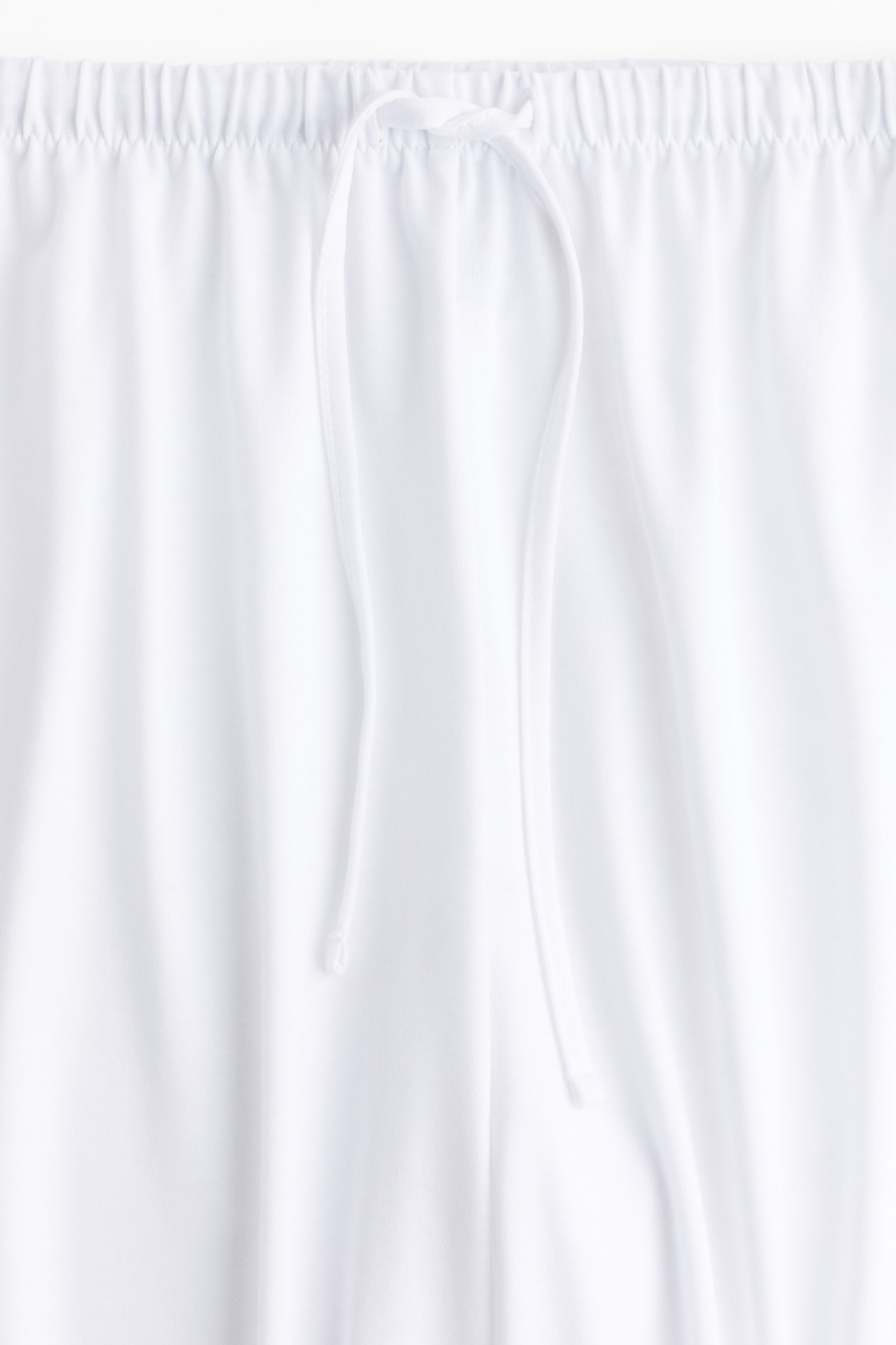 Women's White Straight-Leg Drawstring Pants | H&M US