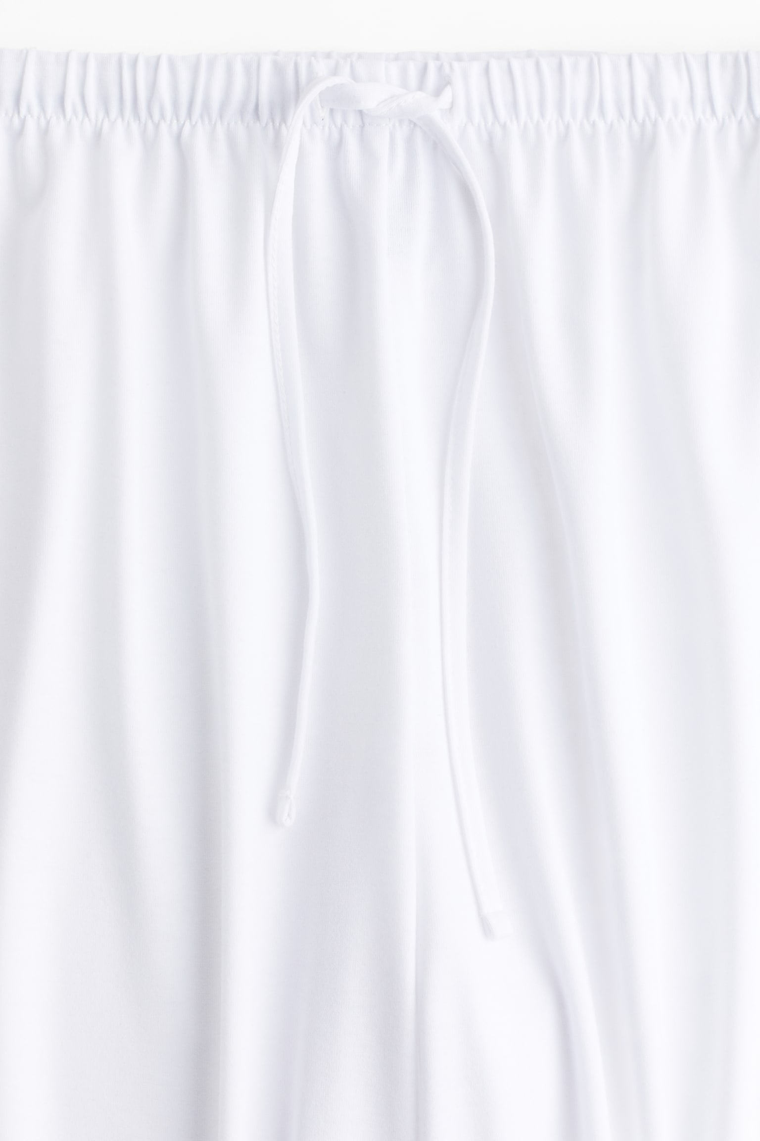 Женские брюки H&M Straight-Leg Drawstring, цвет: Белый — фото 2