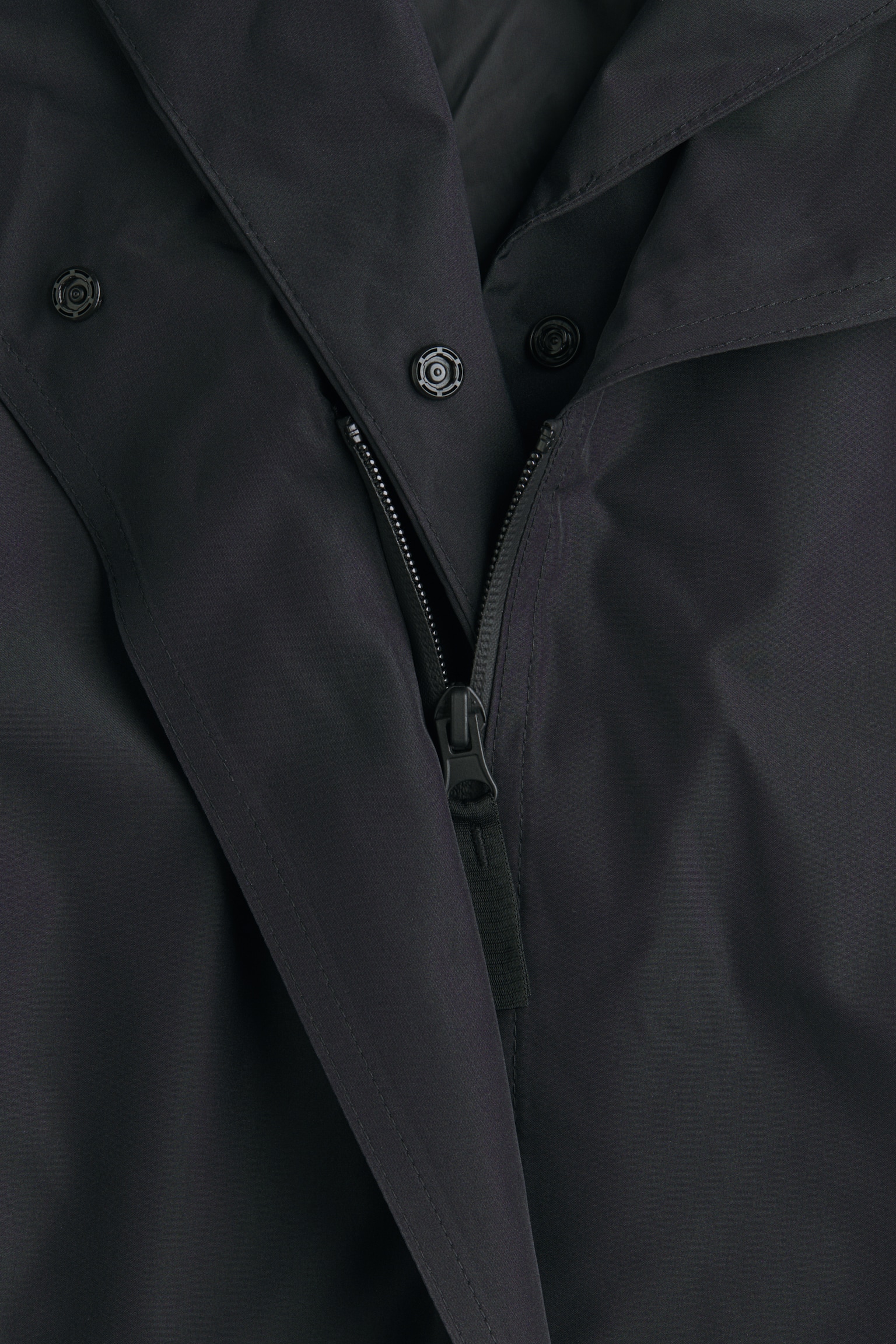 Женские куртки H&M Raincoat with StormMove™, цвет: Чёрный — фото 7
