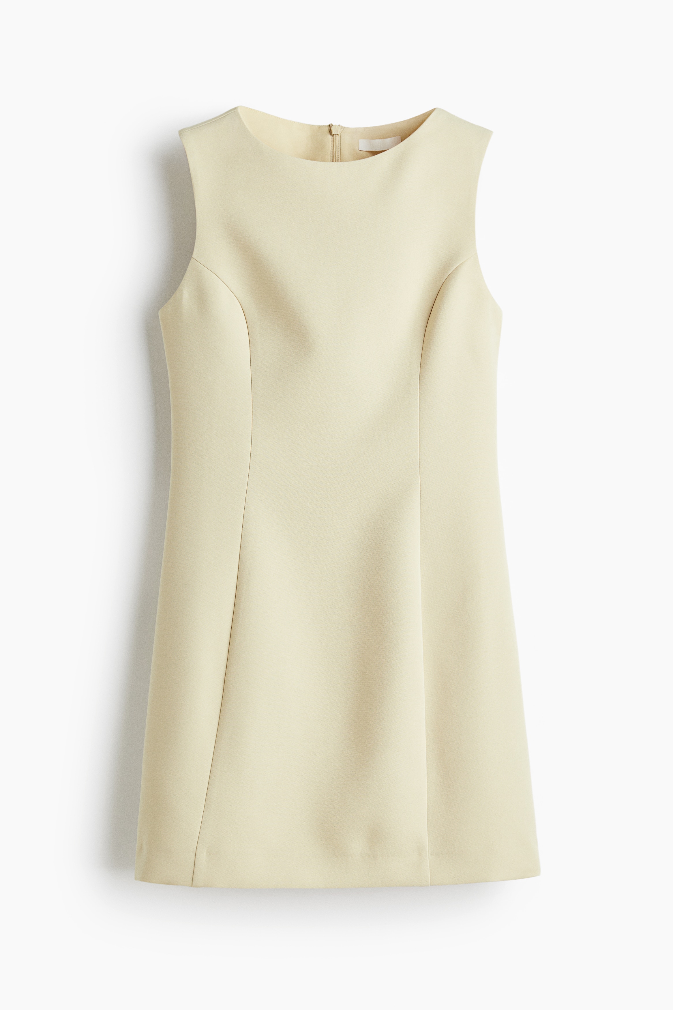 Abito aderente - Giallo pallido