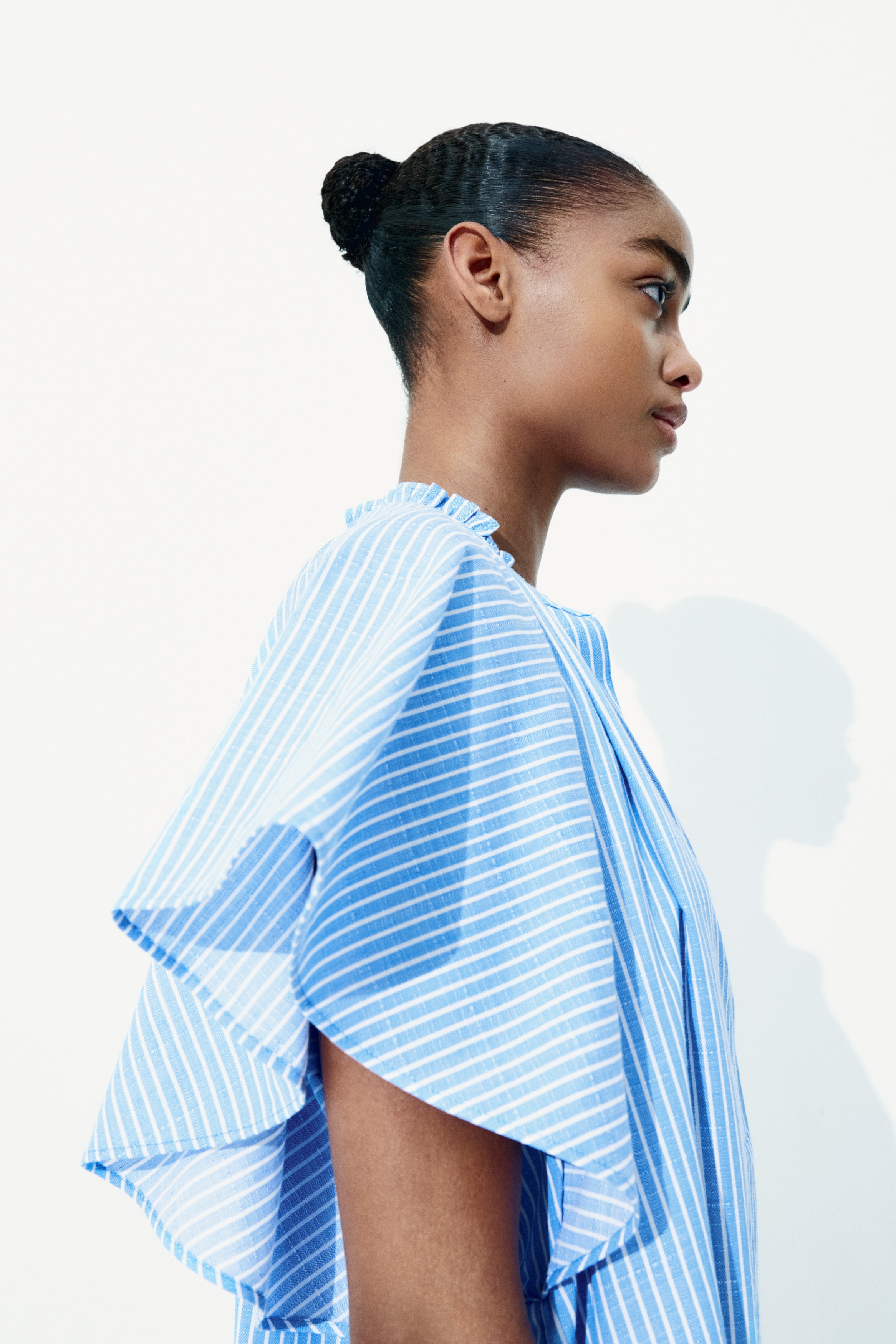 A-line muslin dress