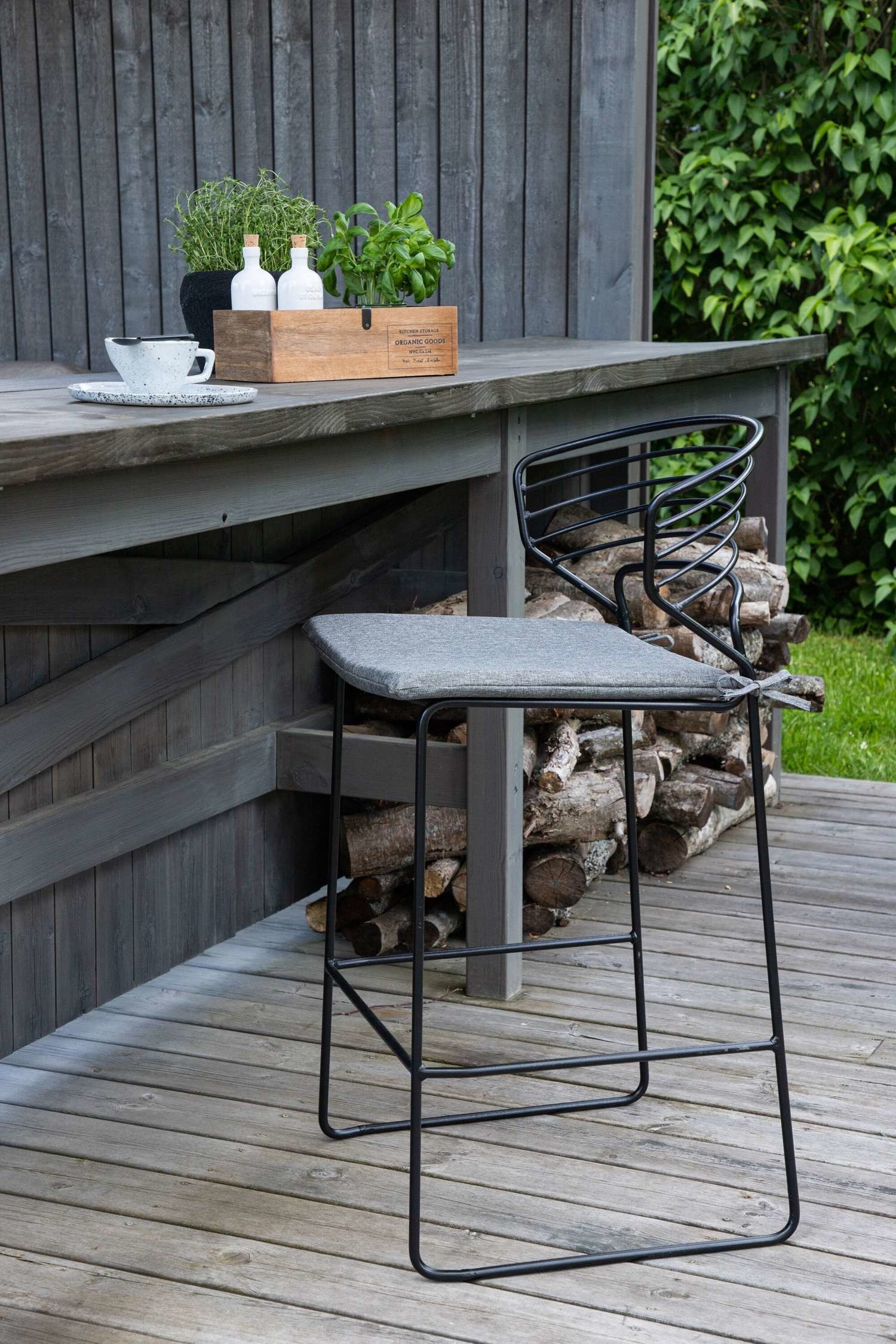 Milano Chaise Pack De 4 - Acier, Noir