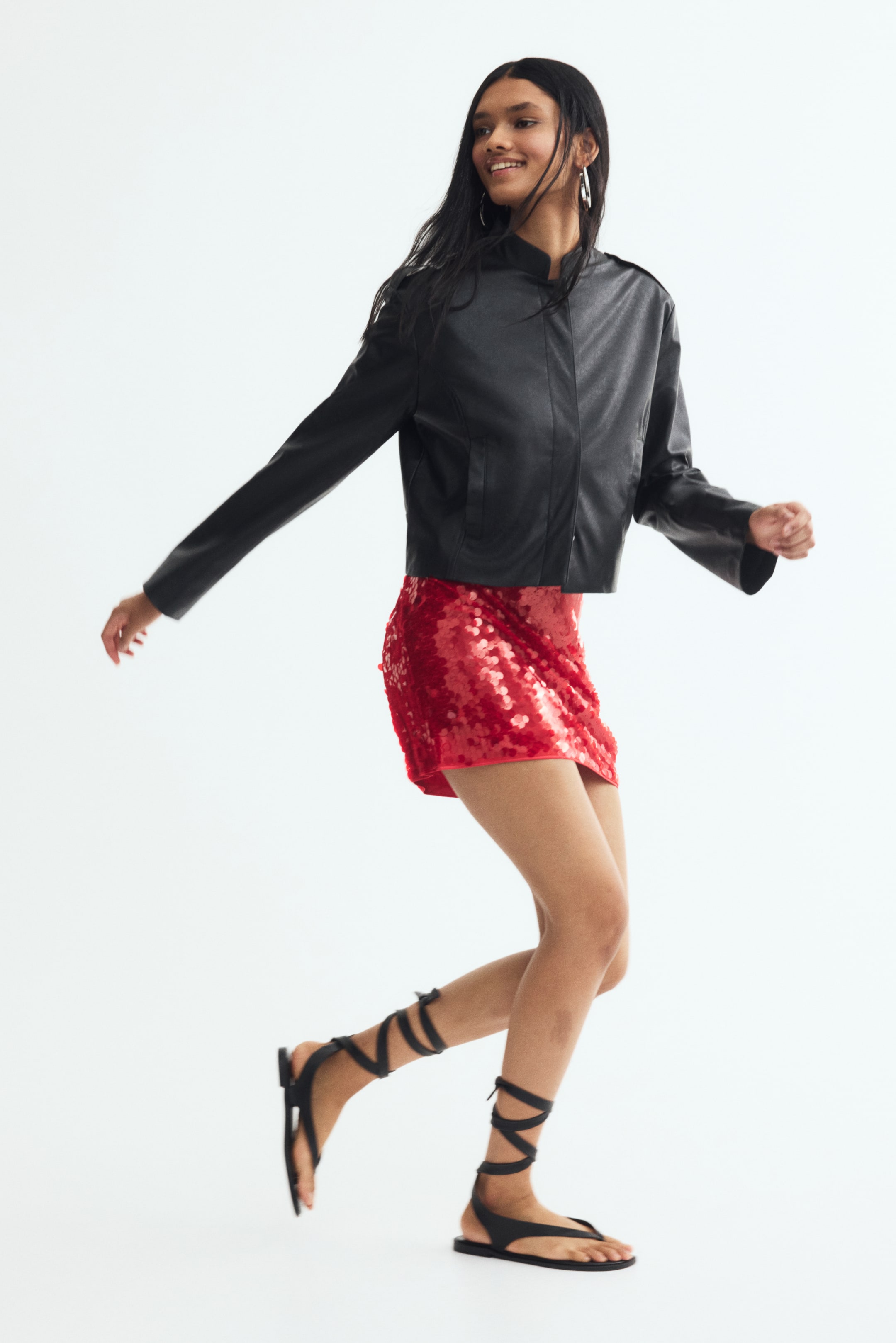 Veste en tissu enduit