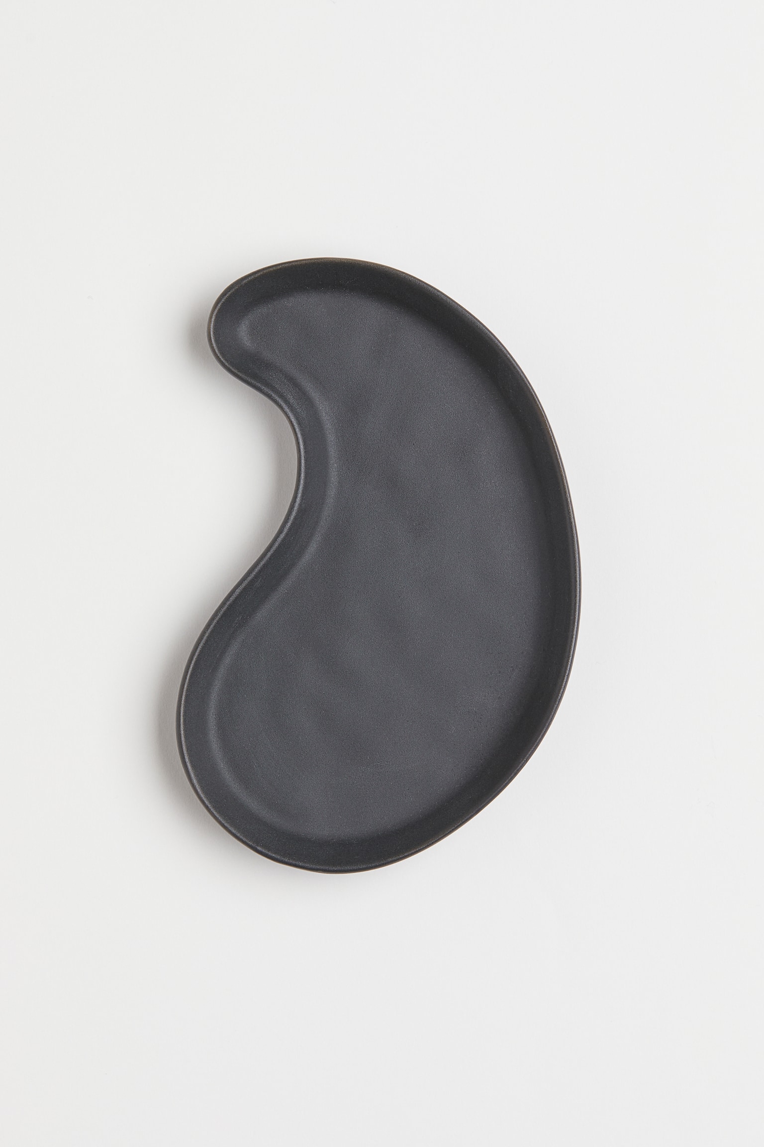 Small stoneware tray - Dark grey - 1