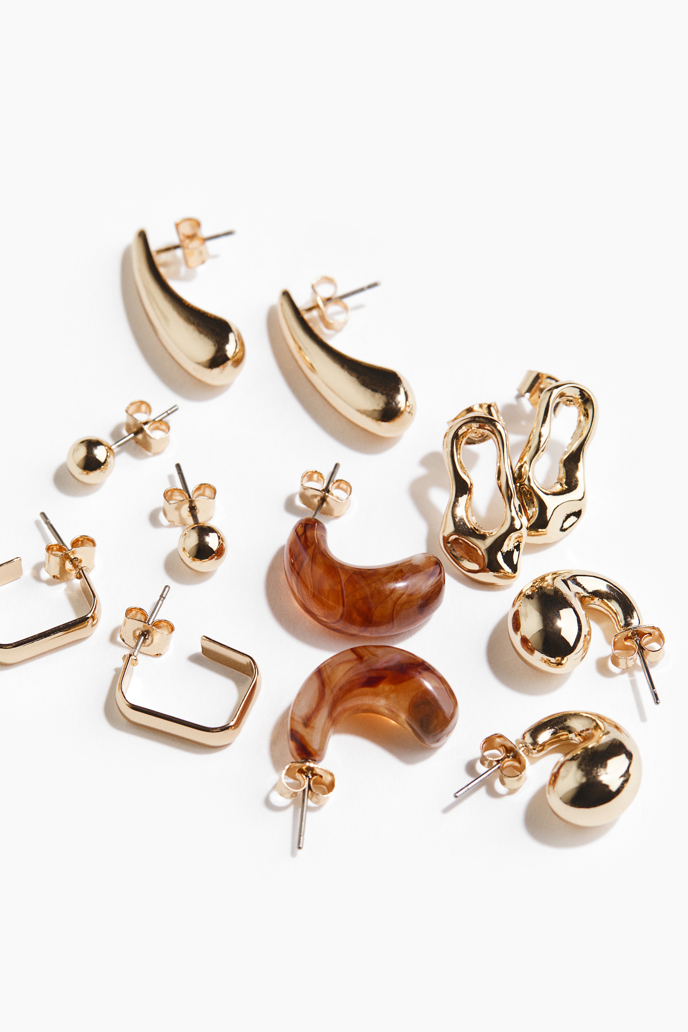 ピアス 6ペアセット - ゴールドカラー - レディース | H&M JP