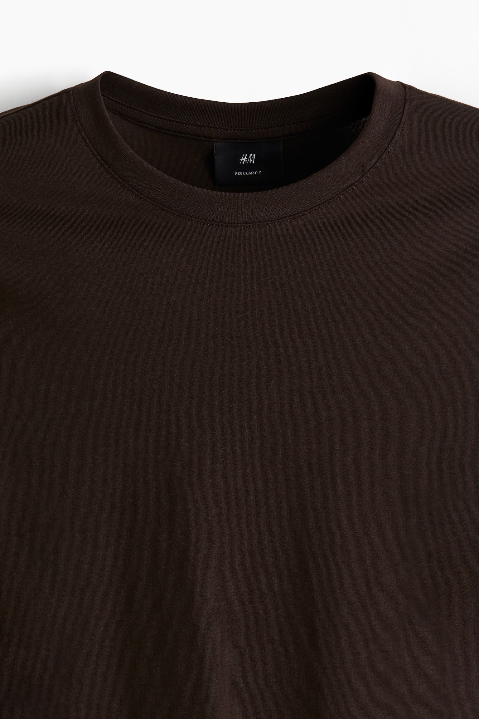 Regular Fit Jersey top - Dark brown/Black/White/Dark greige/Forest green/Navy blue - 3