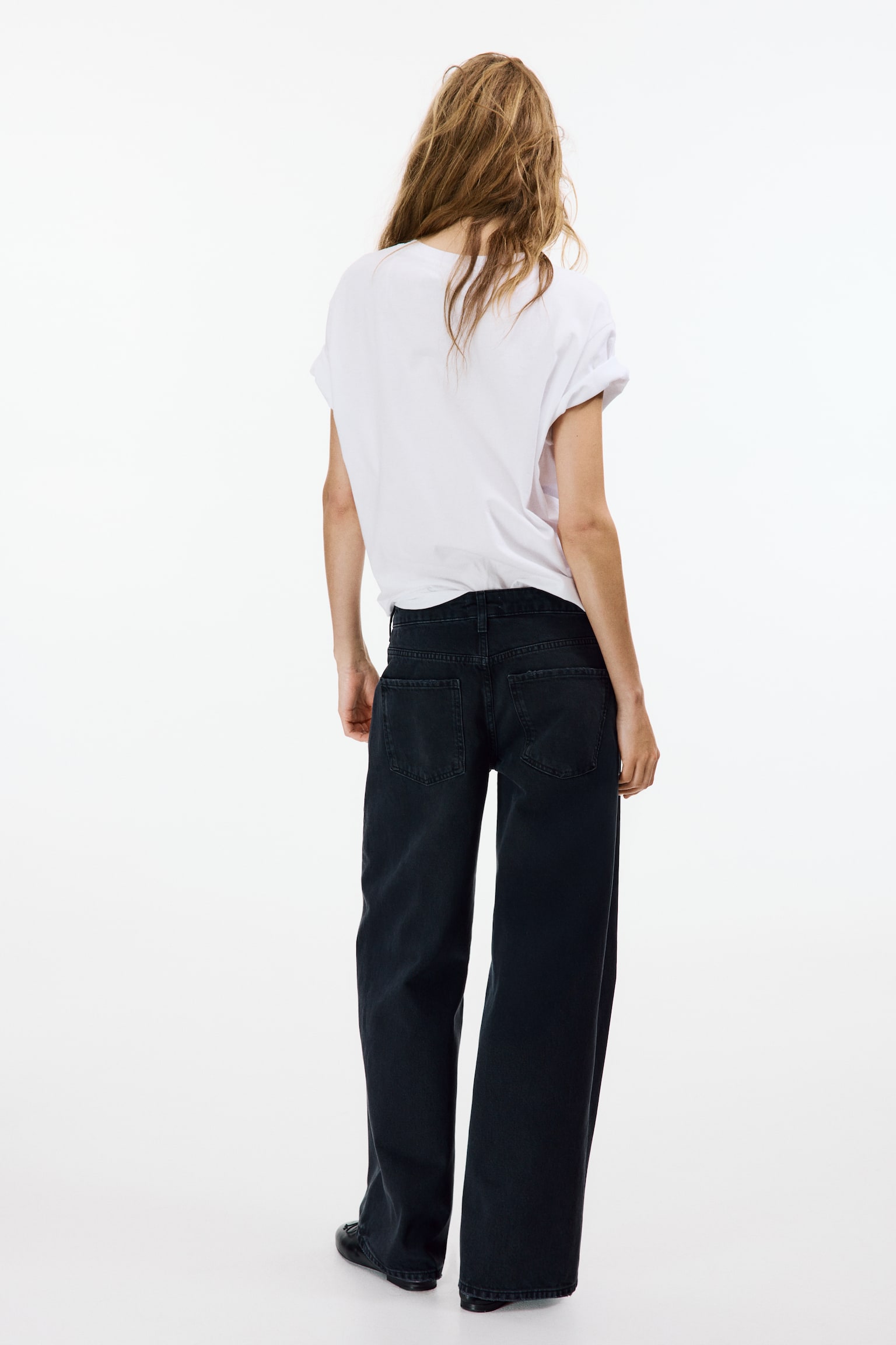 Baggy Low Waist Jeans - Preto denim/Azul denim claro/Azul denim escuro - 3