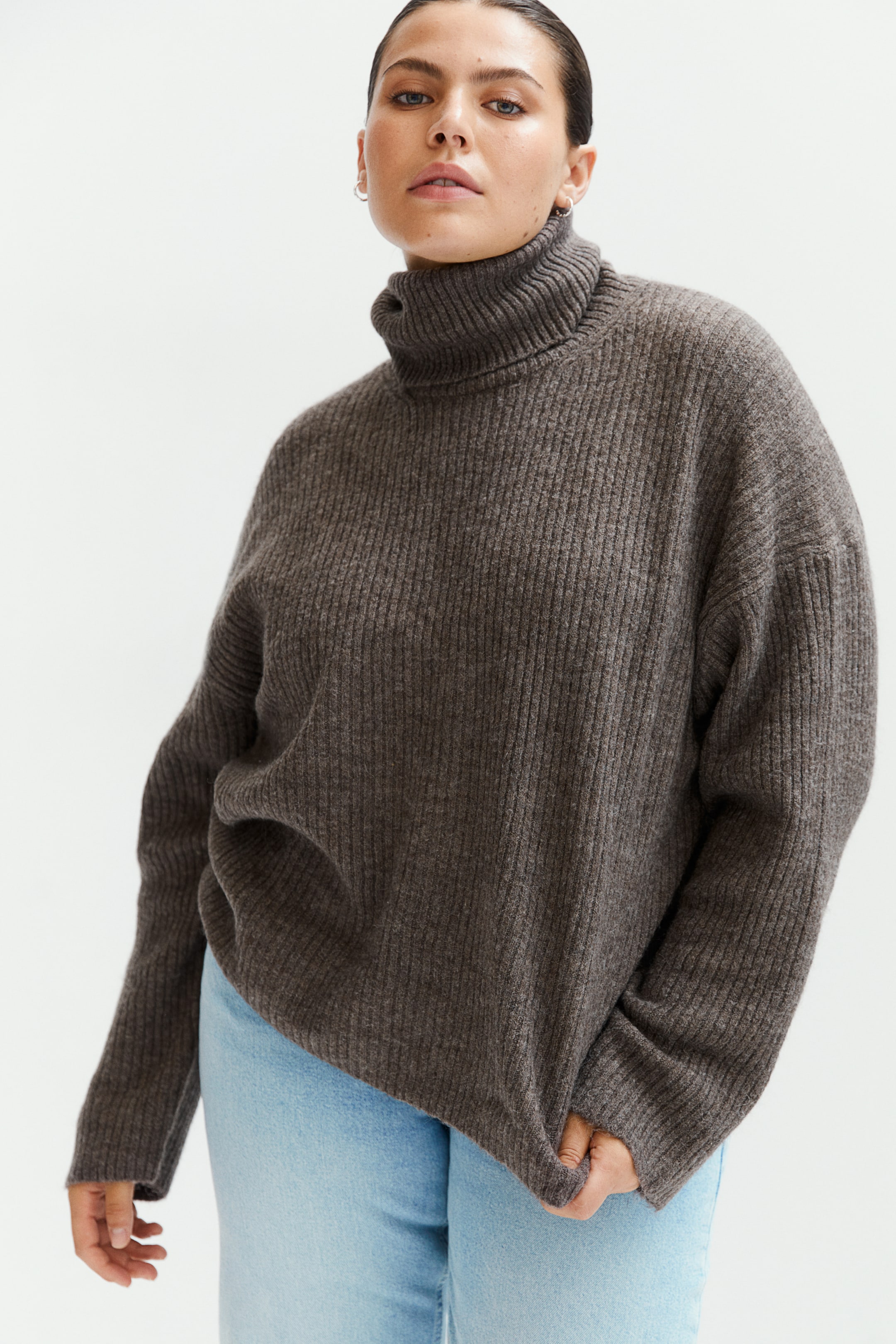 Oversized Turtleneck Sweater