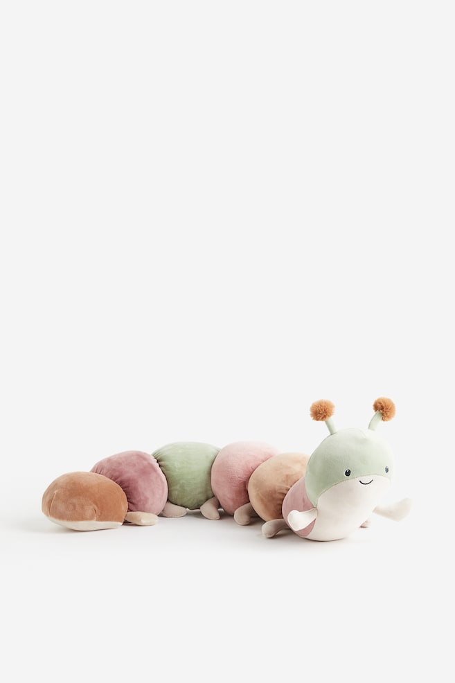 Extra-soft soft toy - Light green/Caterpillar - 1