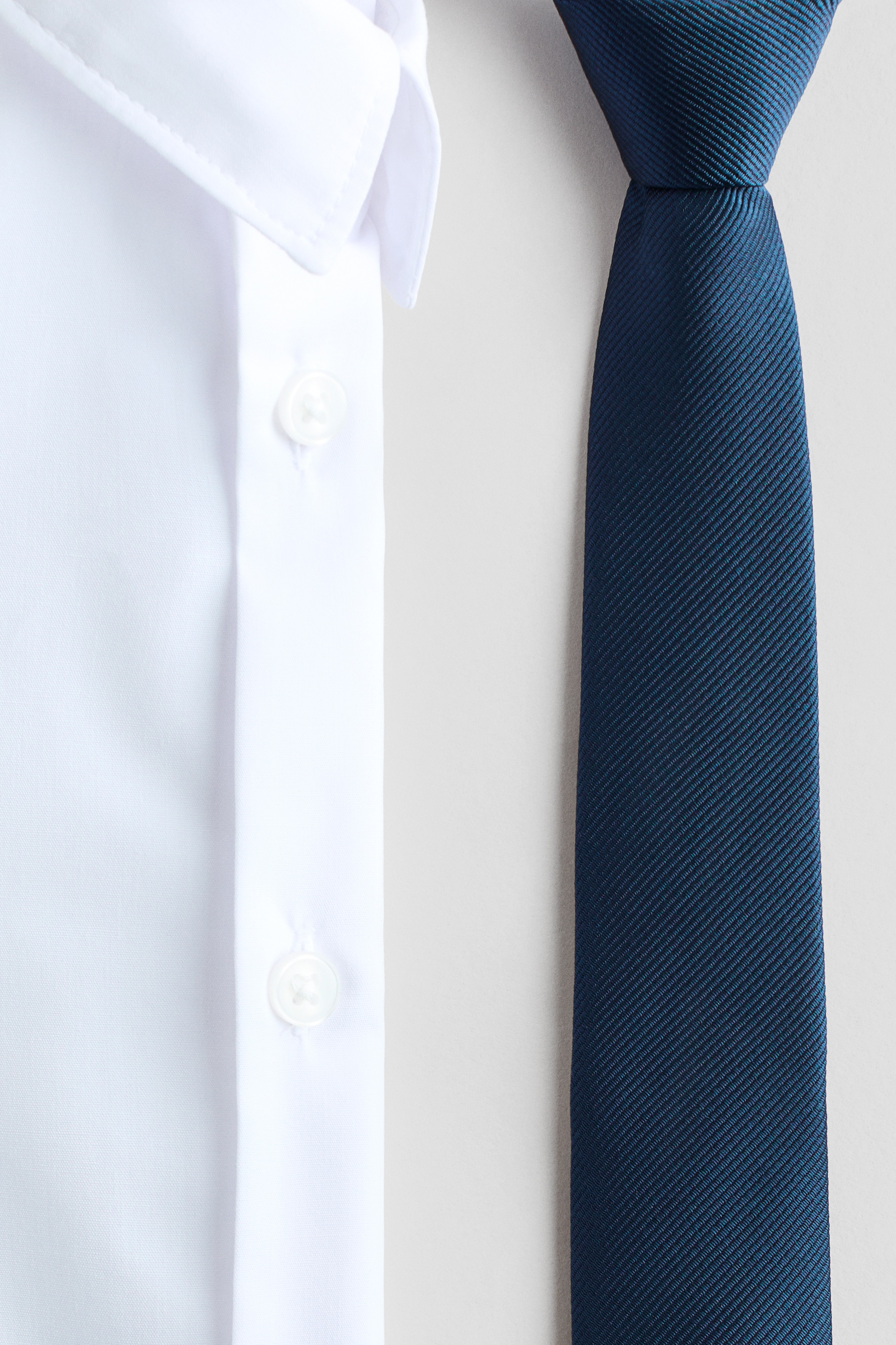 blue cocktail dress for js prom Blue w/ White Club Collar Performance Dress Shirt, with tie bar eyelet   THOMAS WAGES