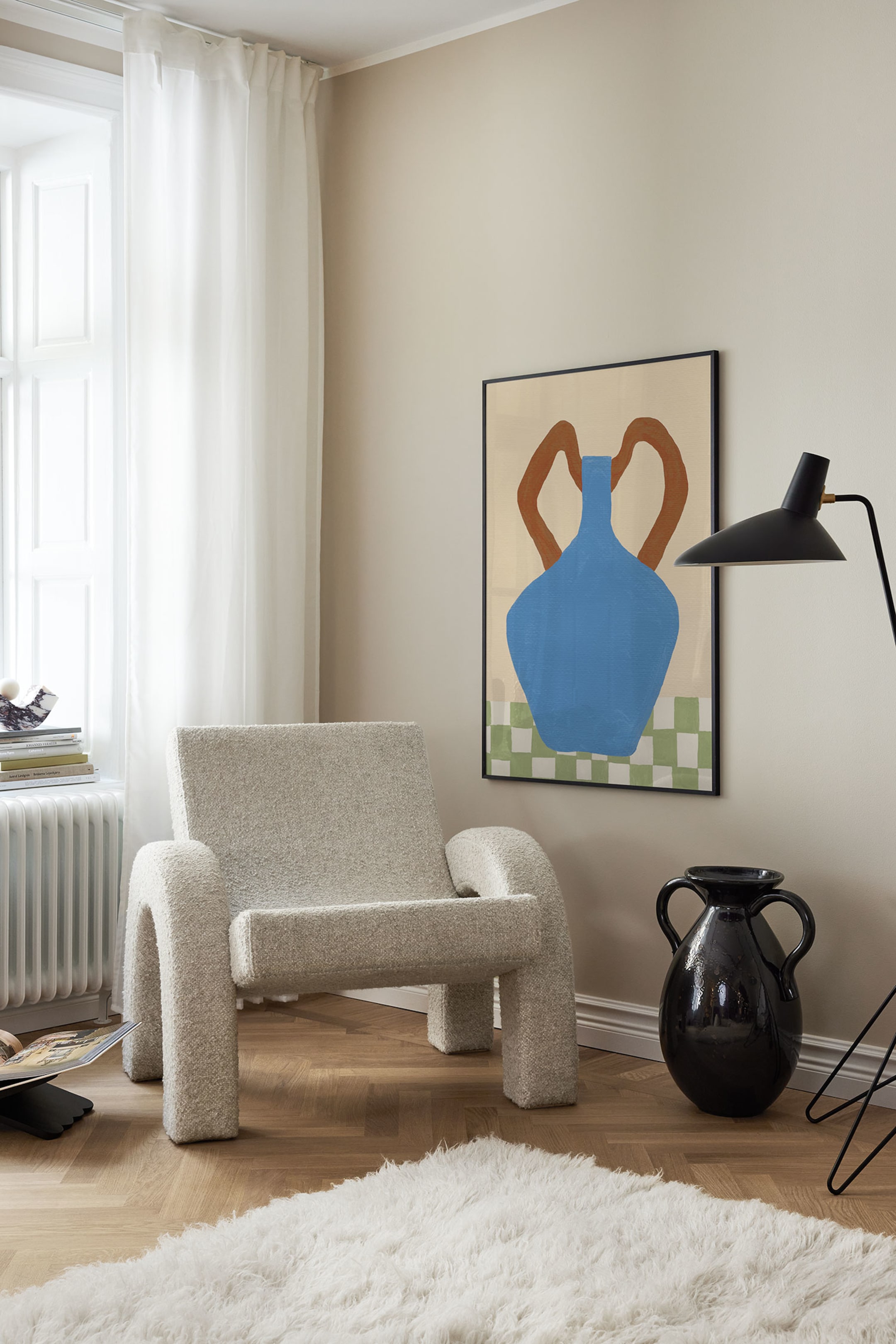 Visualizza immagine più grande: Blue Vase Ii Poster - Blu/beige - Postery - HOME | H&M IT 1