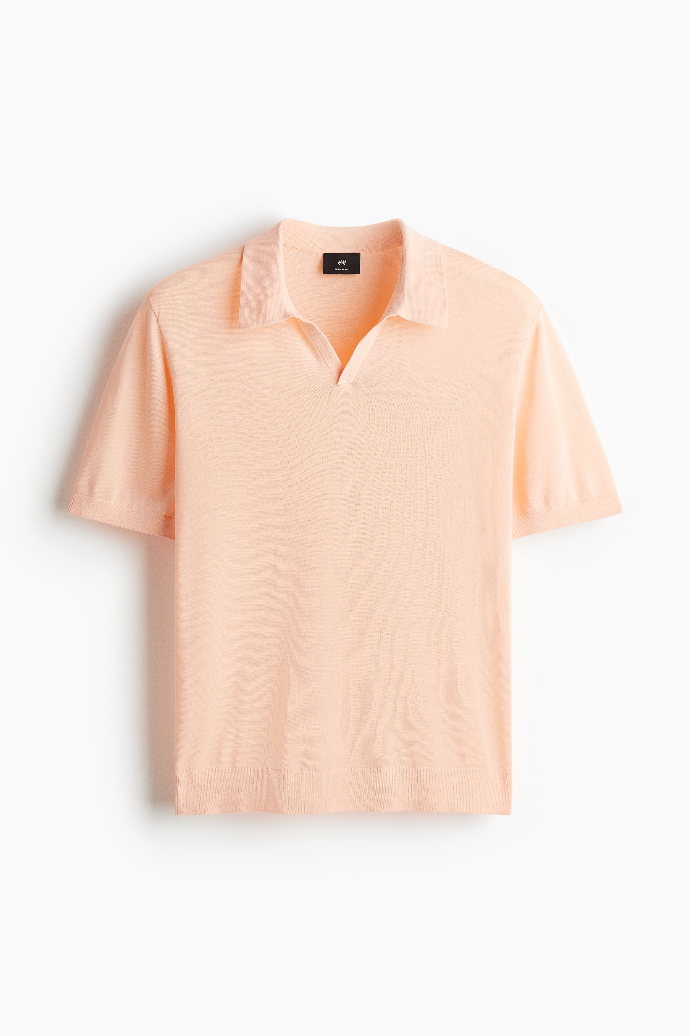 Regular Fit Lyocell-blend polo shirt - Pink/Light blue
