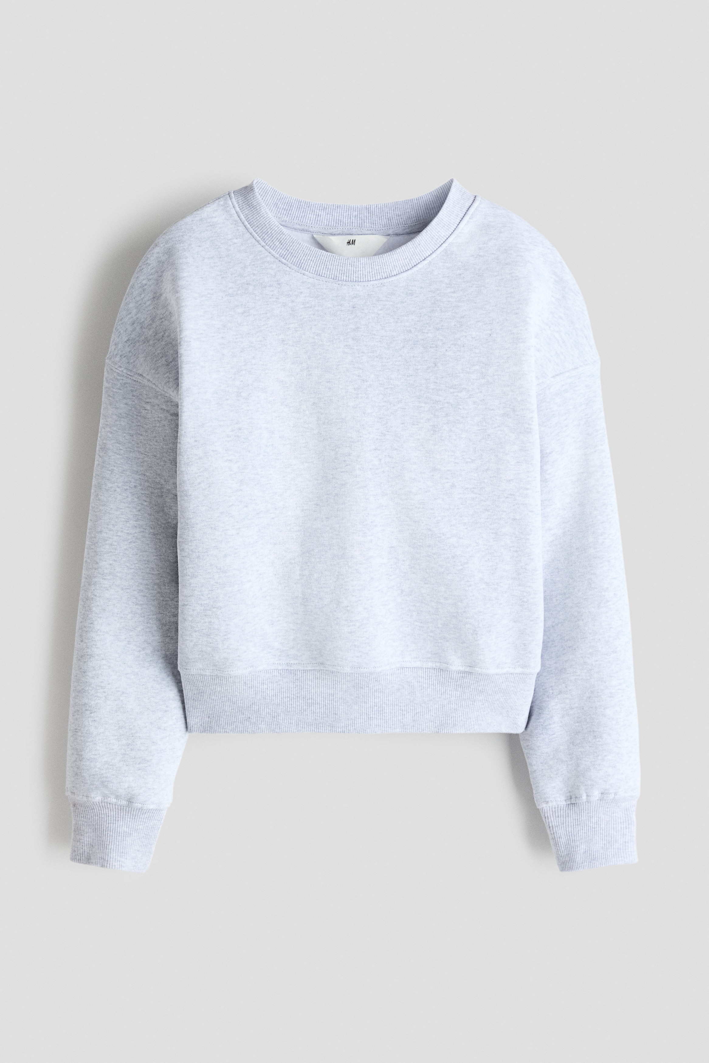 Crew-neck Sweatshirt - Light gray melange - Kids | H&M US