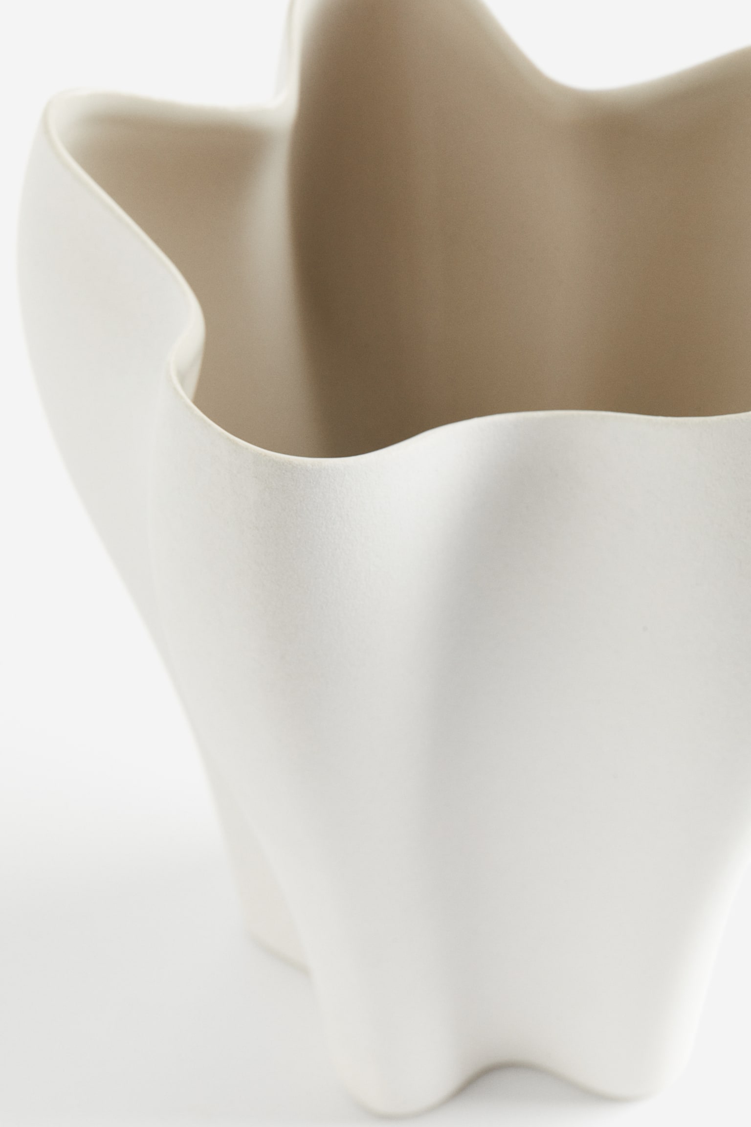 Stoneware vase - White - 2